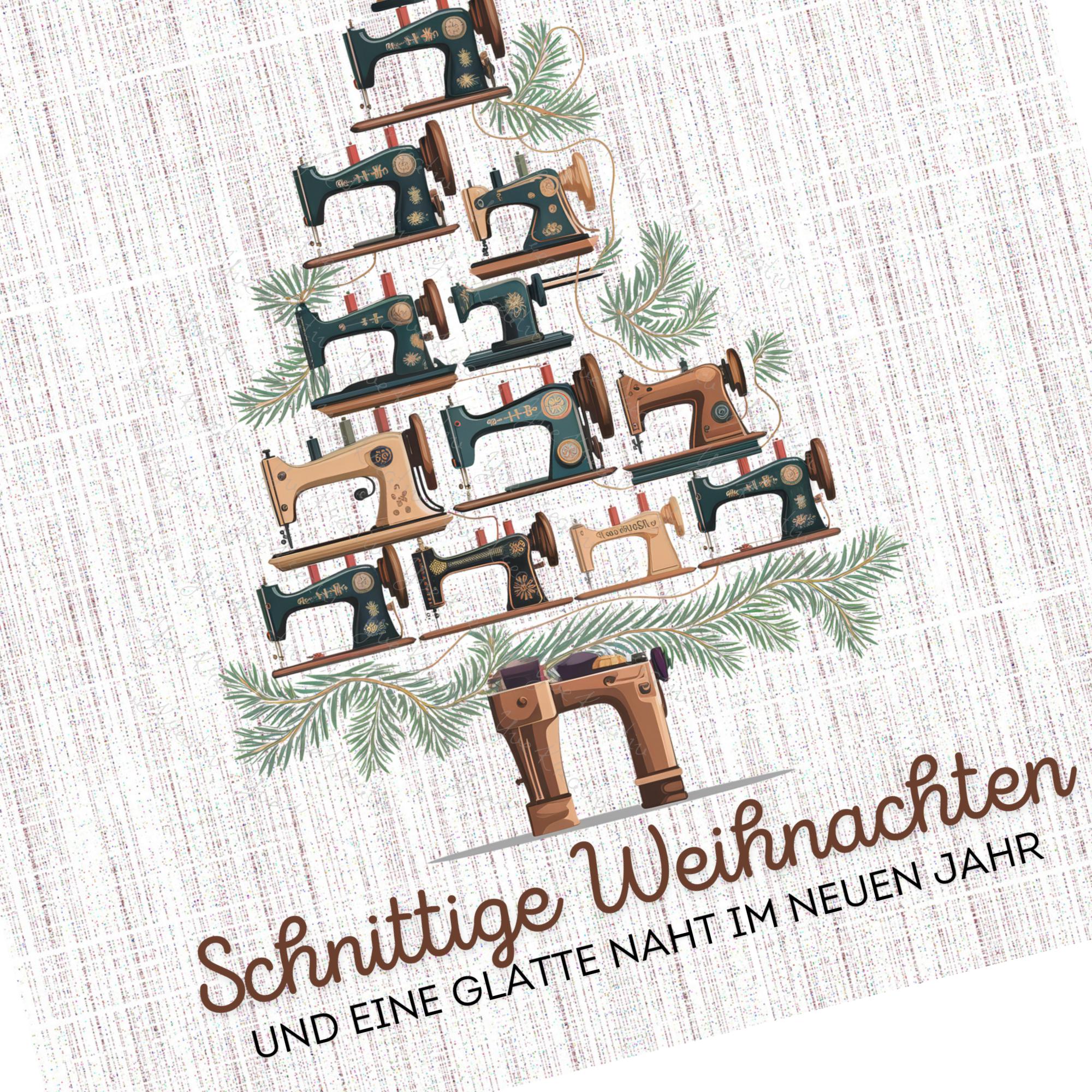 Brillenputztuch Tannenbaum Weihnachten Wichtelgeschenk Näherin Geschenk Schneider bedrucktes Mikrofasertuch für Brillen Display Handy #WE16