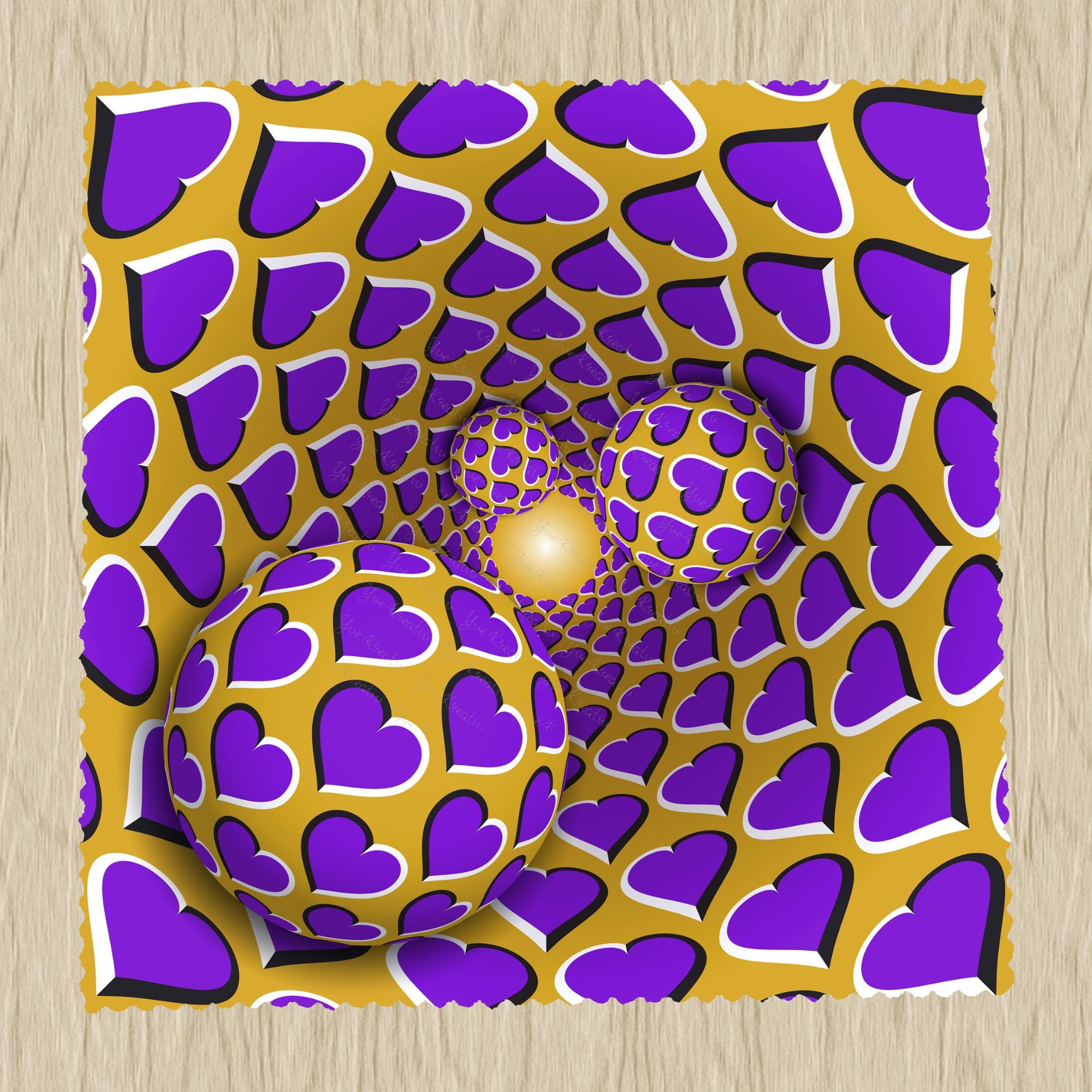 Brillenputztuch Optische Täuschung bedrucktes Mikrofasertuch für Brille Sonnenbrille Displays Handyputztuch Brillentuch Mikrofaser #AL84