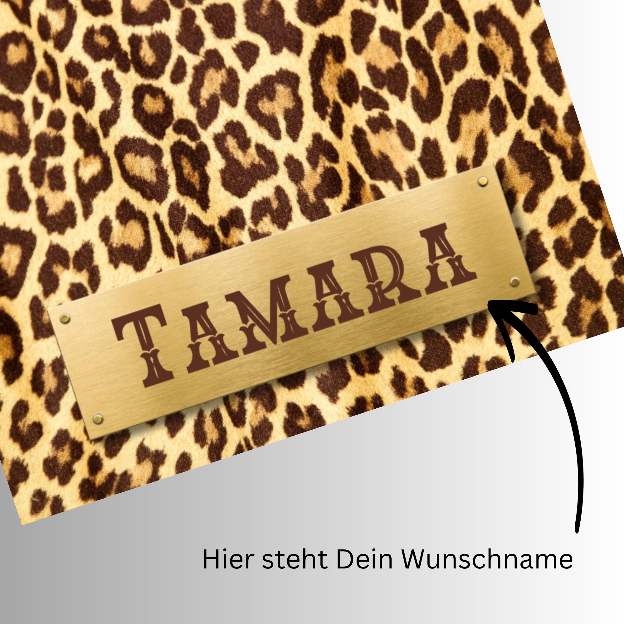 Brillenputztuch Leopard Print personalisiert mit Namen bedrucktes Mikrofasertuch für Display Handy Sonnenbrille Geschenk Animalprint #TI162P Brillenputztuch Leopard Print personalisiert mit Namen bedrucktes Mikrofasertuch für Display Handy Sonnenbrille Geschenk Animalprint #TI162P
