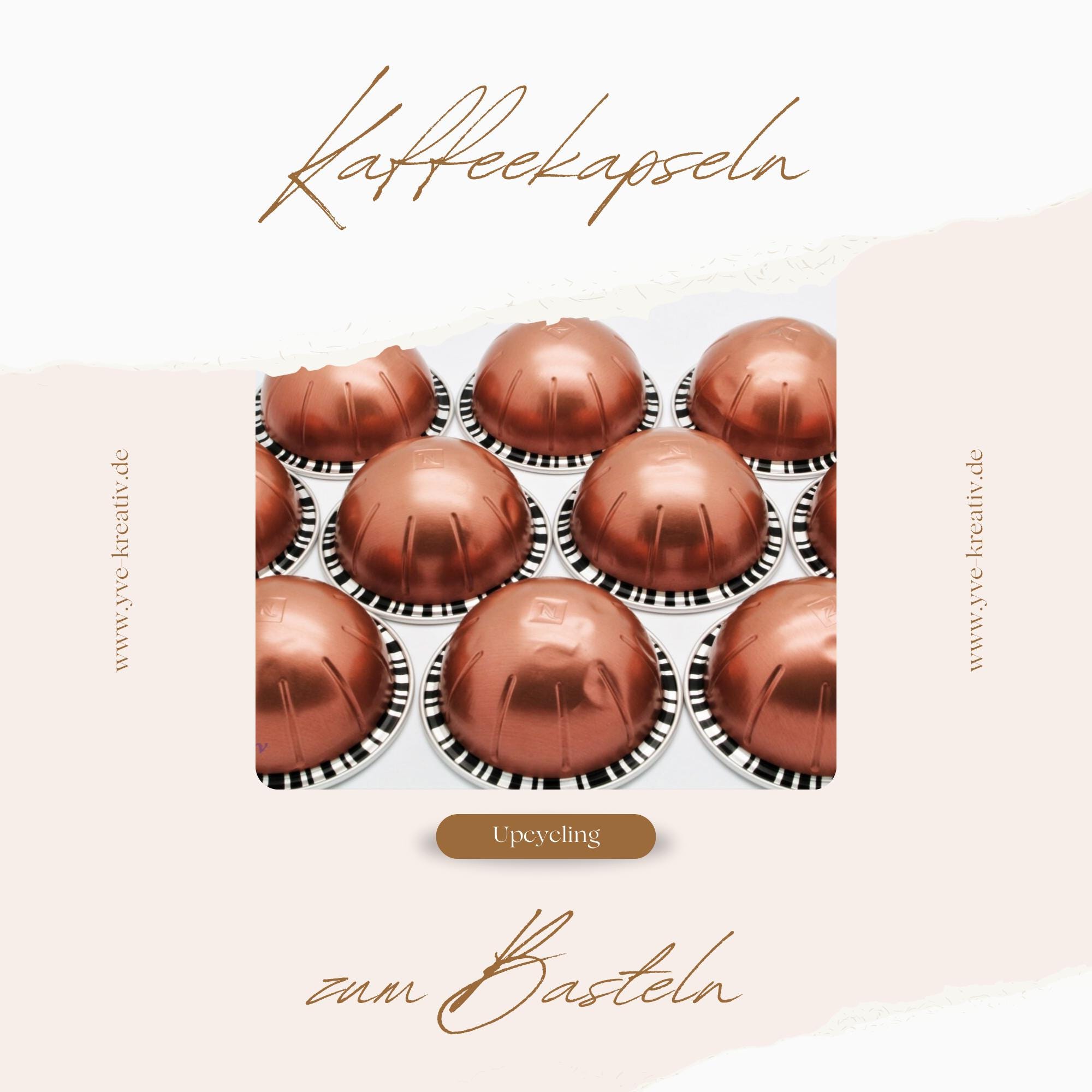 10 leere GROSSE Kaffeekapseln Farbe altrosa zum Basteln Gestalten Bastelmaterial DIY Schmuckherstellung Zubehör #KVS 10 leere GROSSE Kaffeekapseln Farbe altrosa zum Basteln Gestalten Bastelmaterial DIY Schmuckherstellung Zubehör #KVS