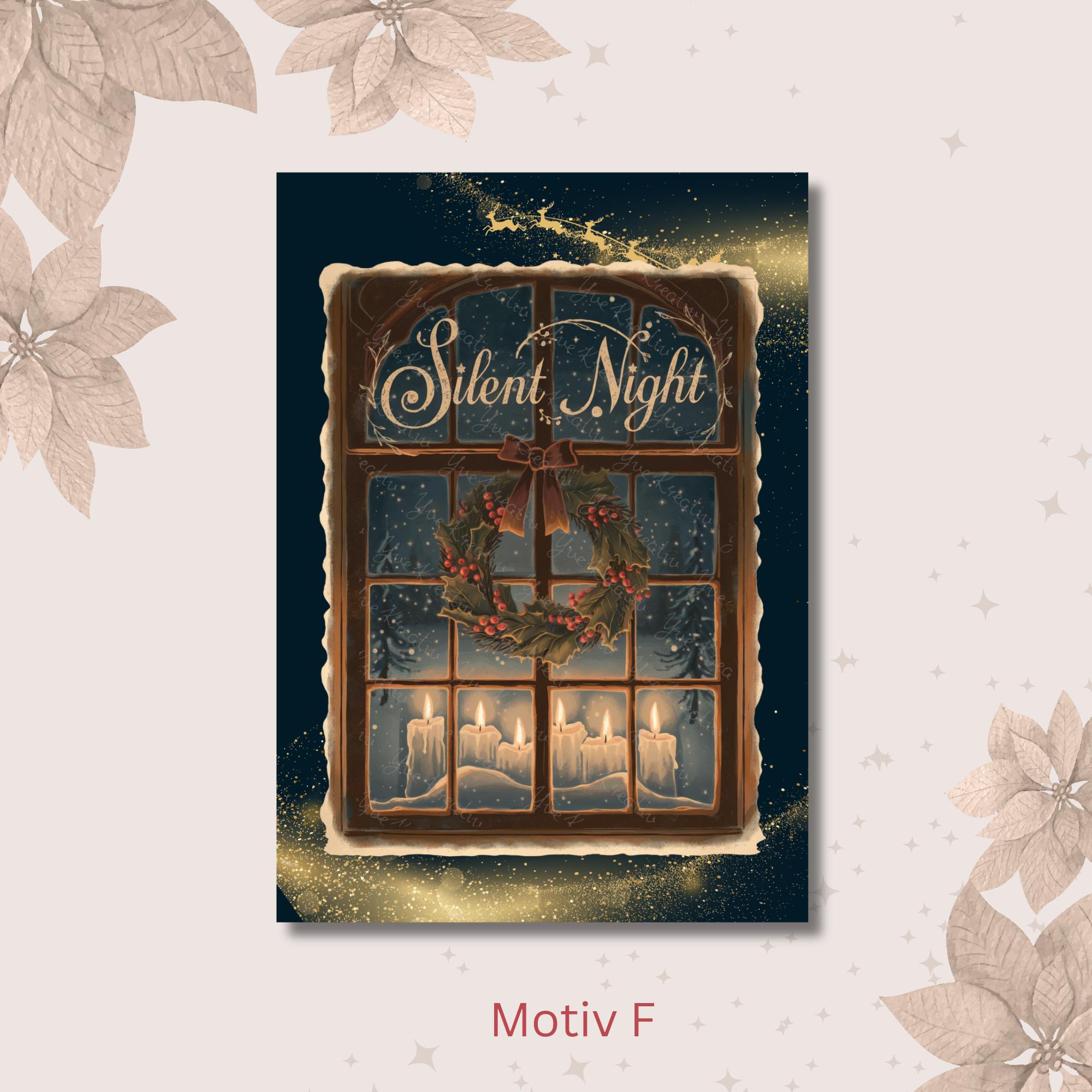 Weihnachtskarte, Postkarte SET oder 6 Kartenmotive zur Auswahl, Grußkarte, Nostalgische Weihnachten, Geschenkkarte, Weihnachtsgruß #PHO Weihnachtskarte, Postkarte SET oder 6 Kartenmotive zur Auswahl, Grußkarte, Nostalgische Weihnachten, Geschenkkarte, Weihnachtsgruß #PHO
