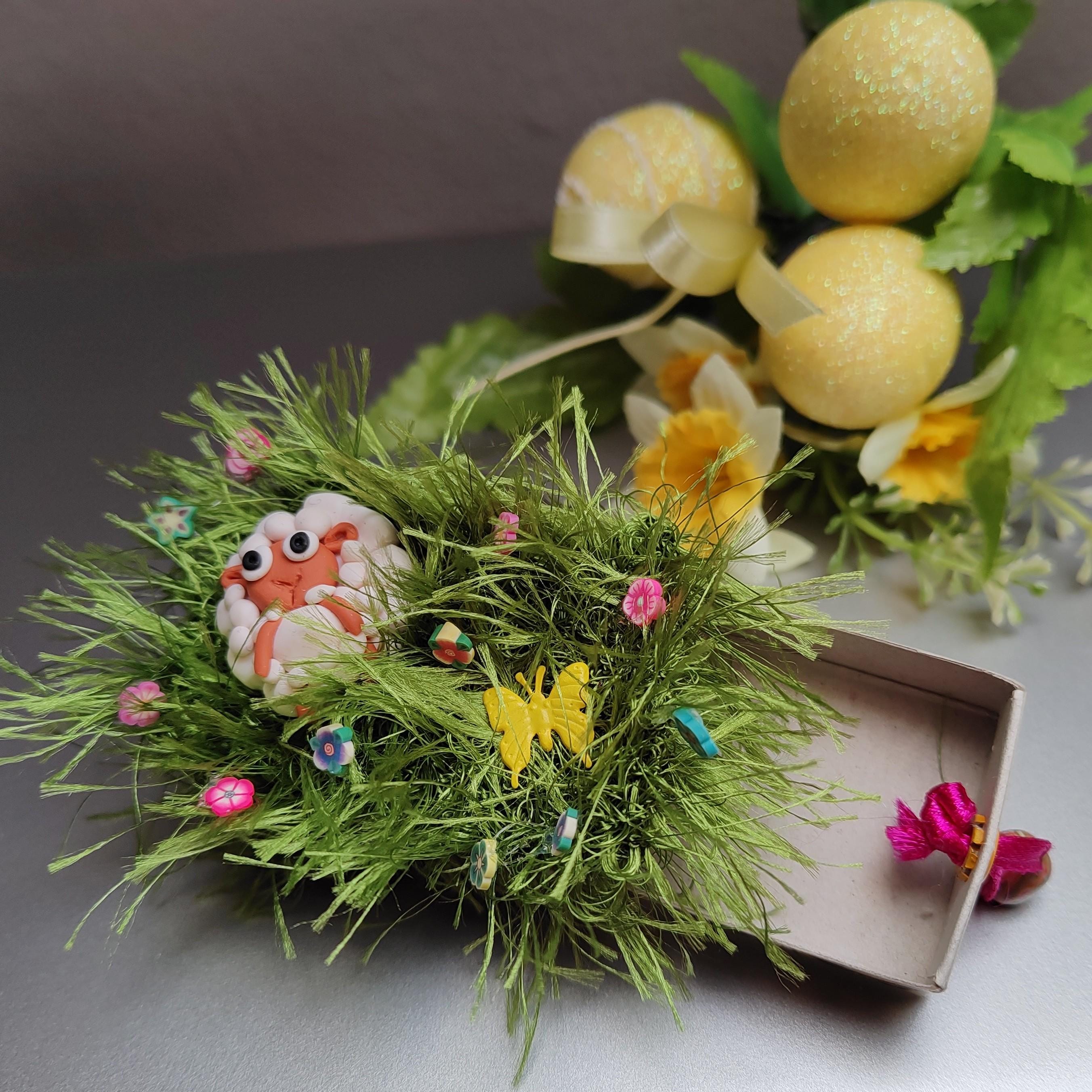 Kleine Schachtel Streichholzschachtel Box - Ostern Geschenkebox für Geldgeschenke Gutschein - kleine Kostbarkeiten #1838728368