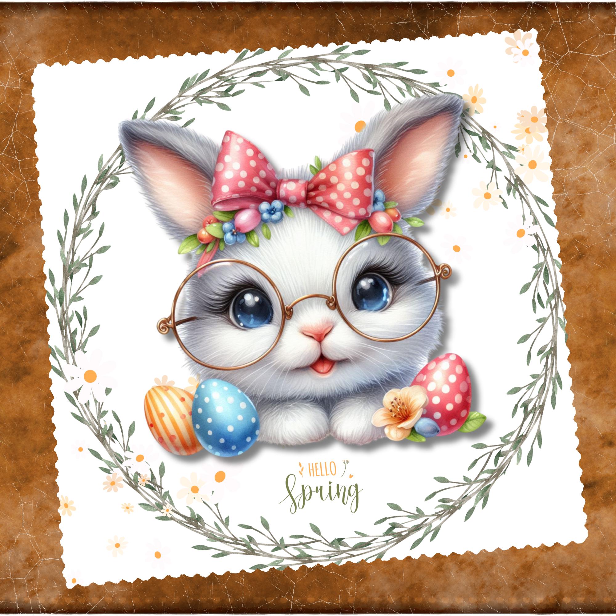 Brillenputztuch Geschenk zu Ostern bedrucktes Mikrofasertuch Ostergeschenk für Brillen Kameratuch Tuch für Displays Objektive  #OS11