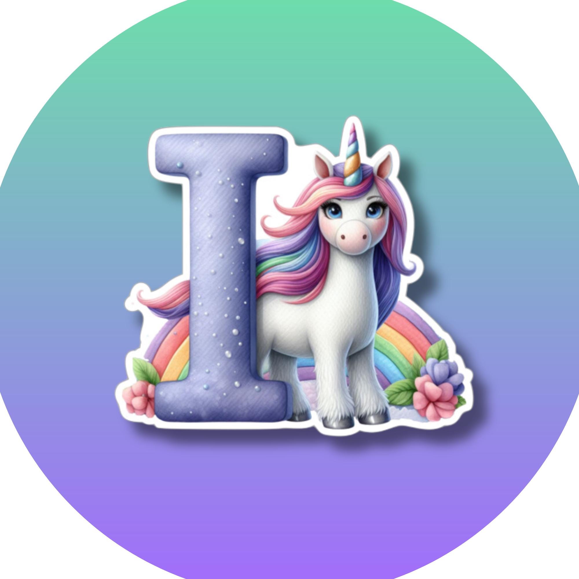 Großer Aufkleber, ABC Sticker, Einhorn, Regenbogen, Kinder, Schule, zur Auswahl in Weiß oder Transparent #SEG8 Großer Aufkleber, ABC Sticker, Einhorn, Regenbogen, Kinder, Schule, zur Auswahl in Weiß oder Transparent #SEG8