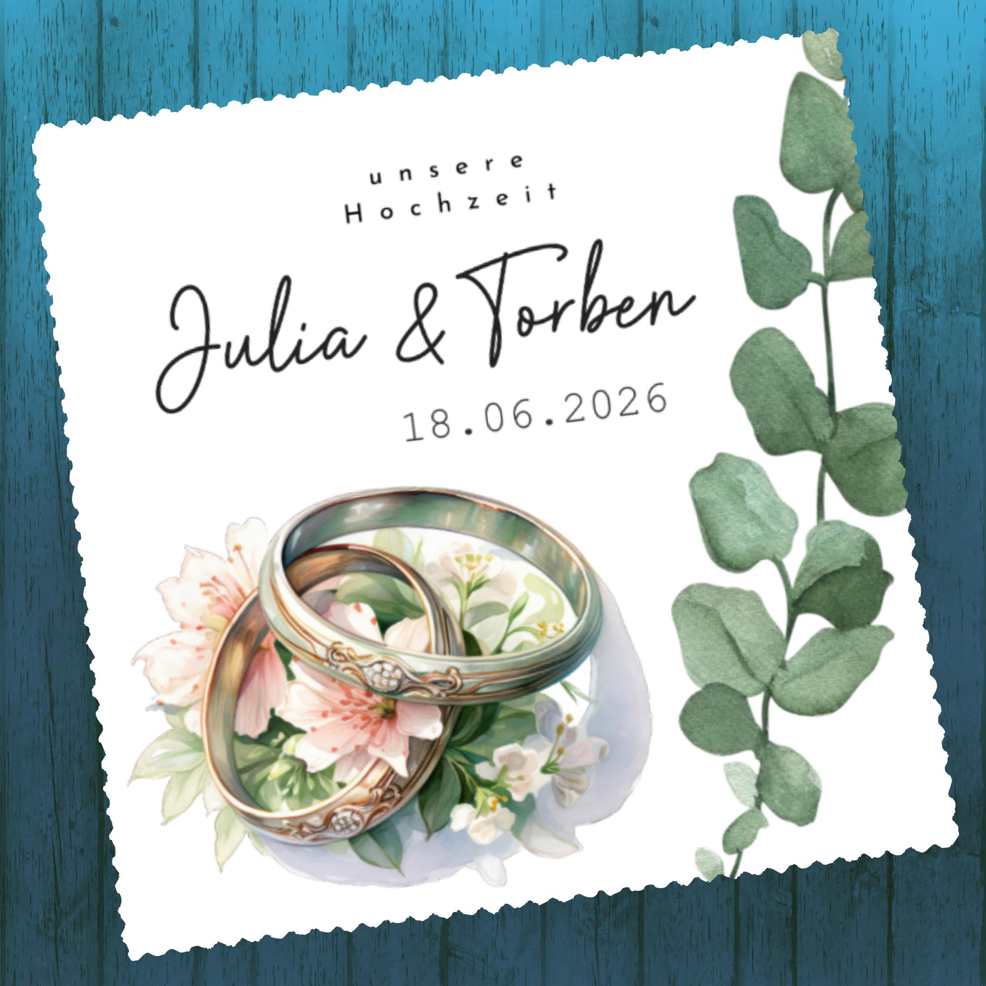 Brillenputztuch mit Namen Verlobung Geschenk Hochzeit Gastgeschenk bedrucktes Mikrofasertuch für Brillen Tuch für Displays  #HO18P