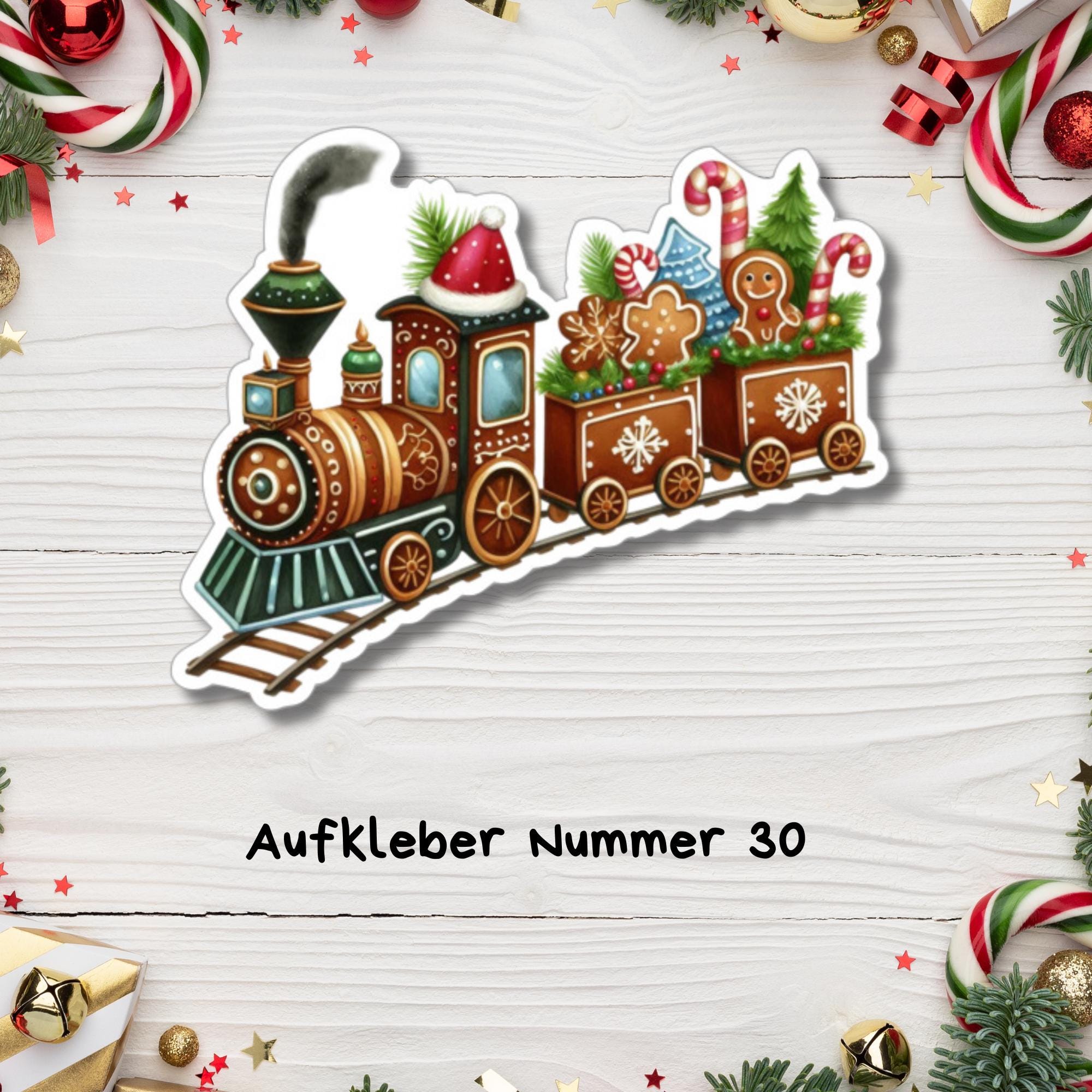 Aufkleber, große Sticker zu Weihnachten und Advent - 3 Aufkleber zur Auswahl in Weiß oder Transparent #SEG8 Aufkleber, große Sticker zu Weihnachten und Advent - 3 Aufkleber zur Auswahl in Weiß oder Transparent #SEG8