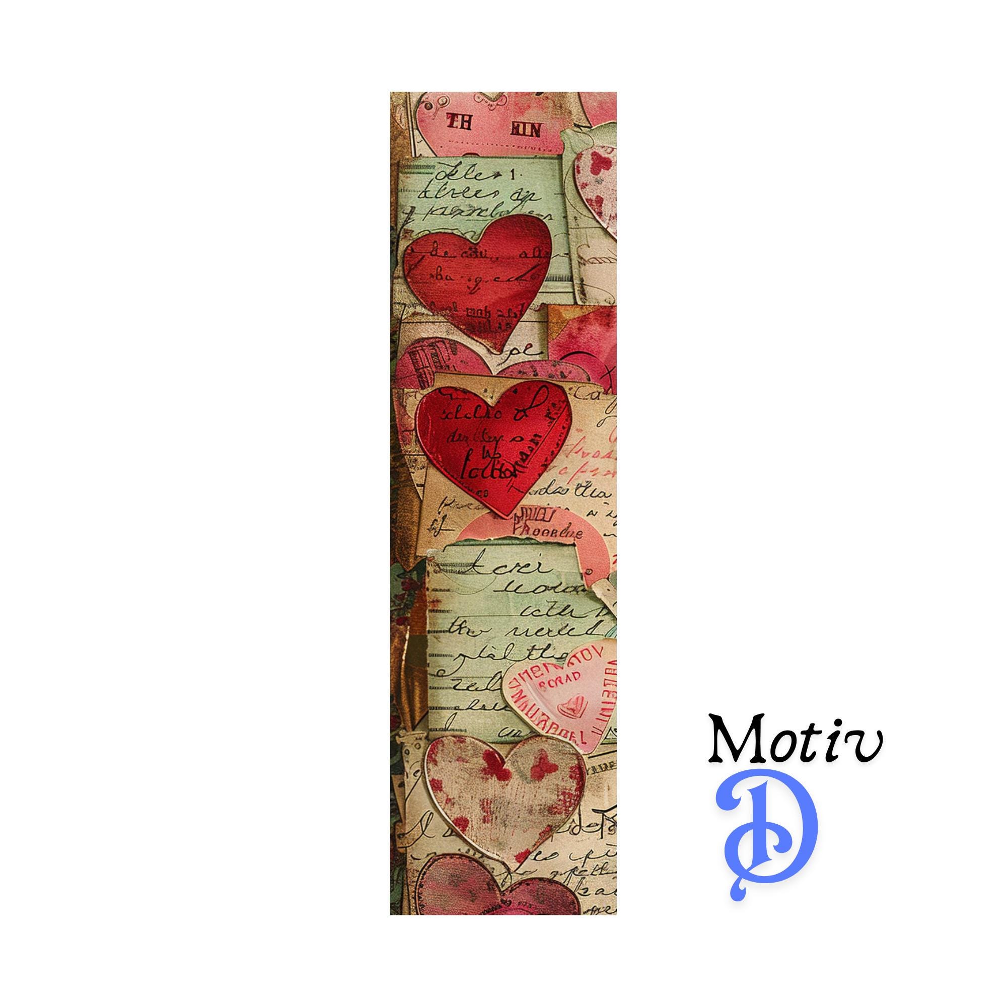 Lesezeichen aus Aluminium Geschenk zum Geburtstag Valentinstag Bücher Bookmark - 4 Motive zur Auswahl  #LEALU