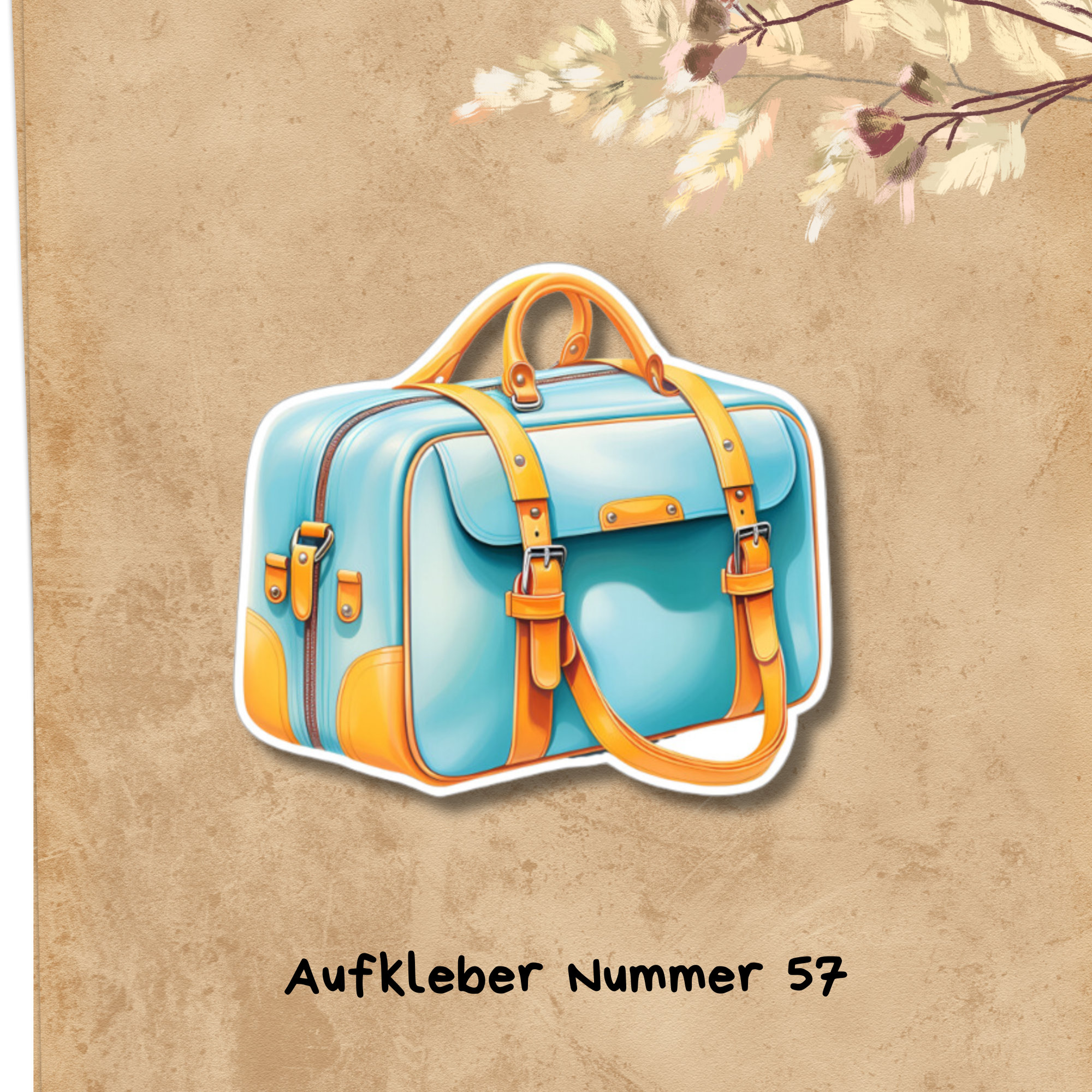 Kofferaufkleber, Aufkleber, Reiseaufkleber, Urlaub Sticker, großer Koffer Sticker  - 3 Aufkleber zur Auswahl in Weiß oder Transparent  #SEG8