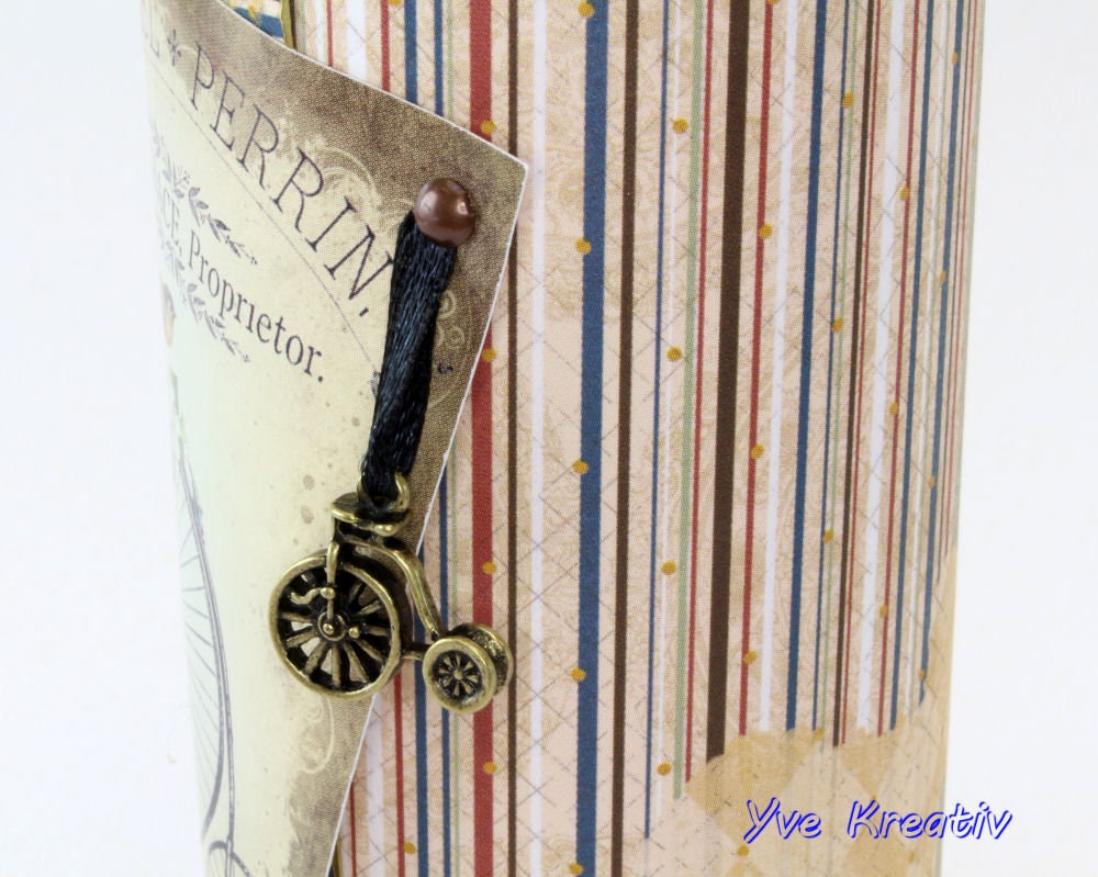 Dose / Schachtel " Fahrrad " Geschenkschachtel Geschenkbox Box für Geldgeschenke / Gutschein Upcycling