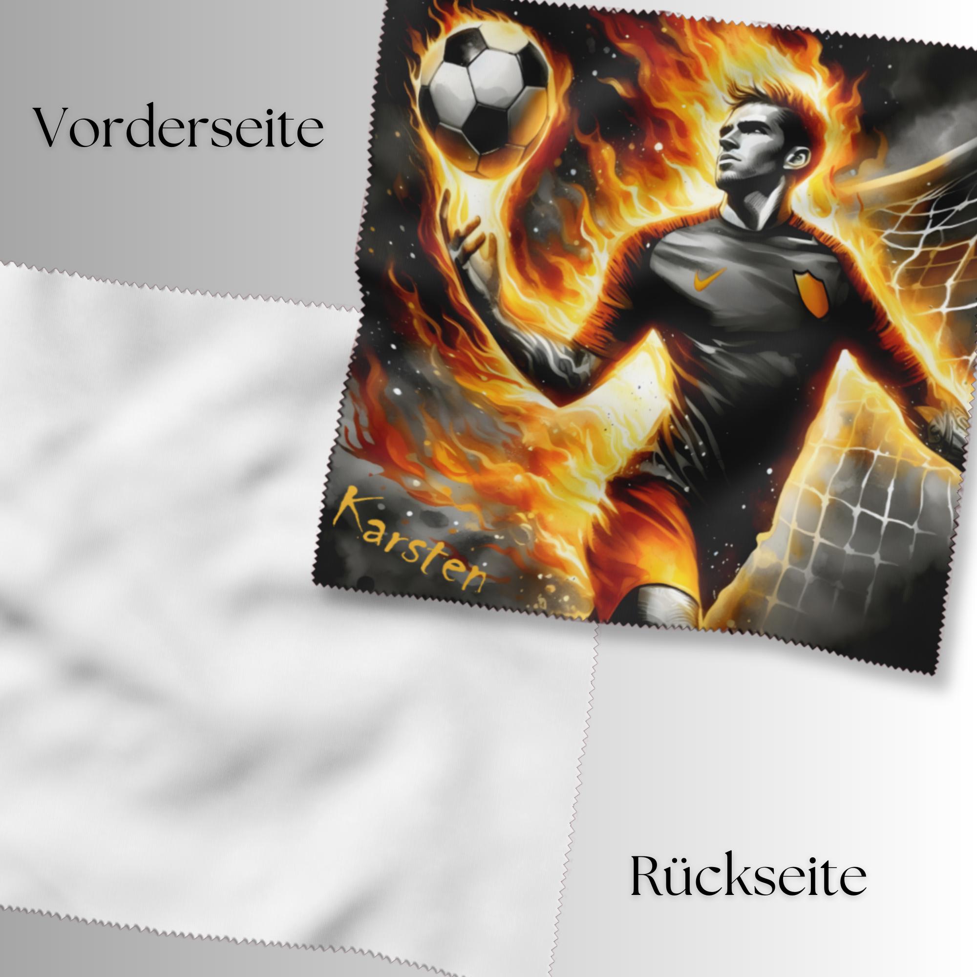 Brillenputztuch mit Namen Geschenk Geburtstag Fußballer bedrucktes Mikrofasertuch für Brillen Displays Objektive #SP37P Brillenputztuch mit Namen Geschenk Geburtstag Fußballer bedrucktes Mikrofasertuch für Brillen Displays Objektive #SP37P