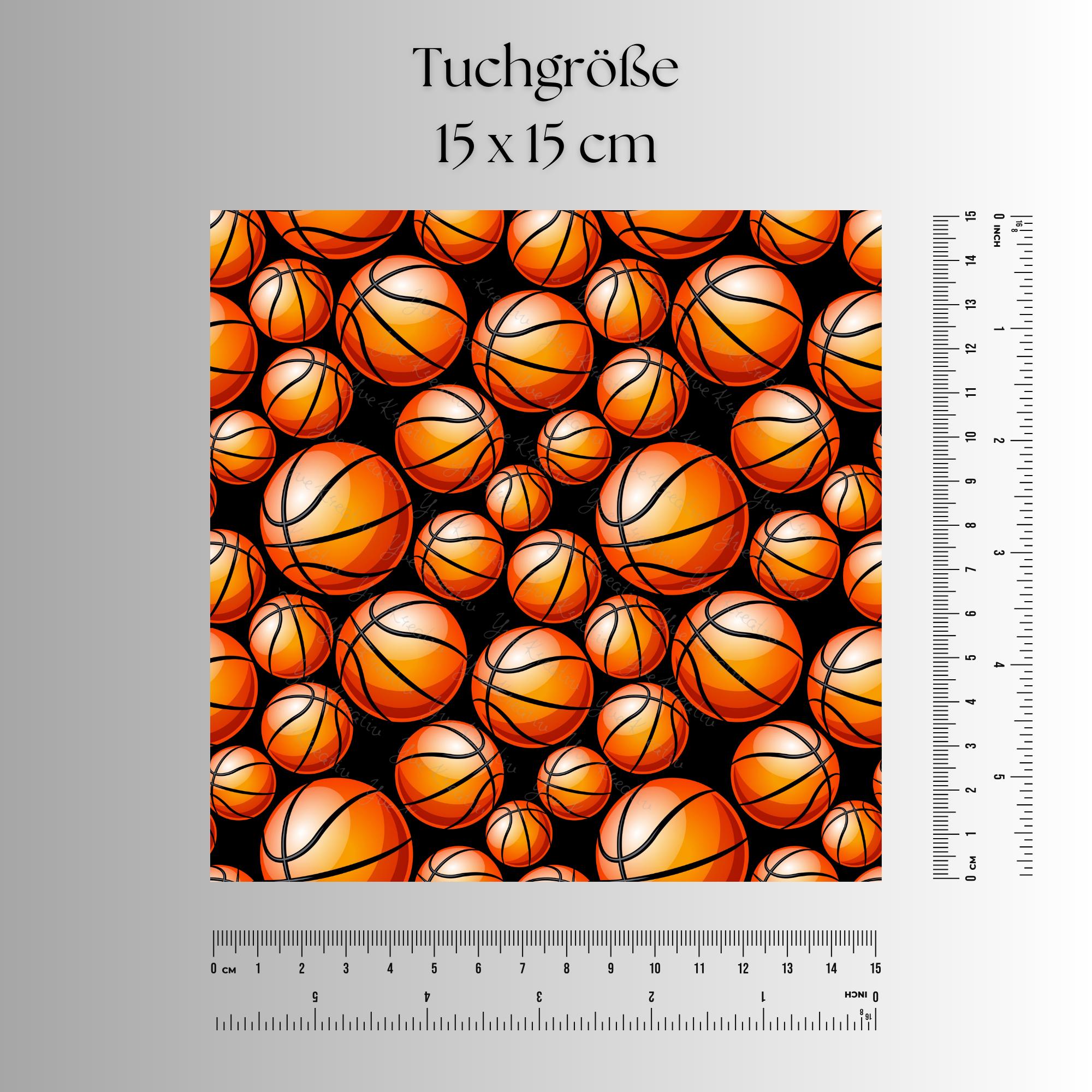Brillenputztuch 3 Motive zur Auswahl bedrucktes Mikrofasertuch für Brillen Tuch für Displays Geschenk für Basketballer #SP25abc