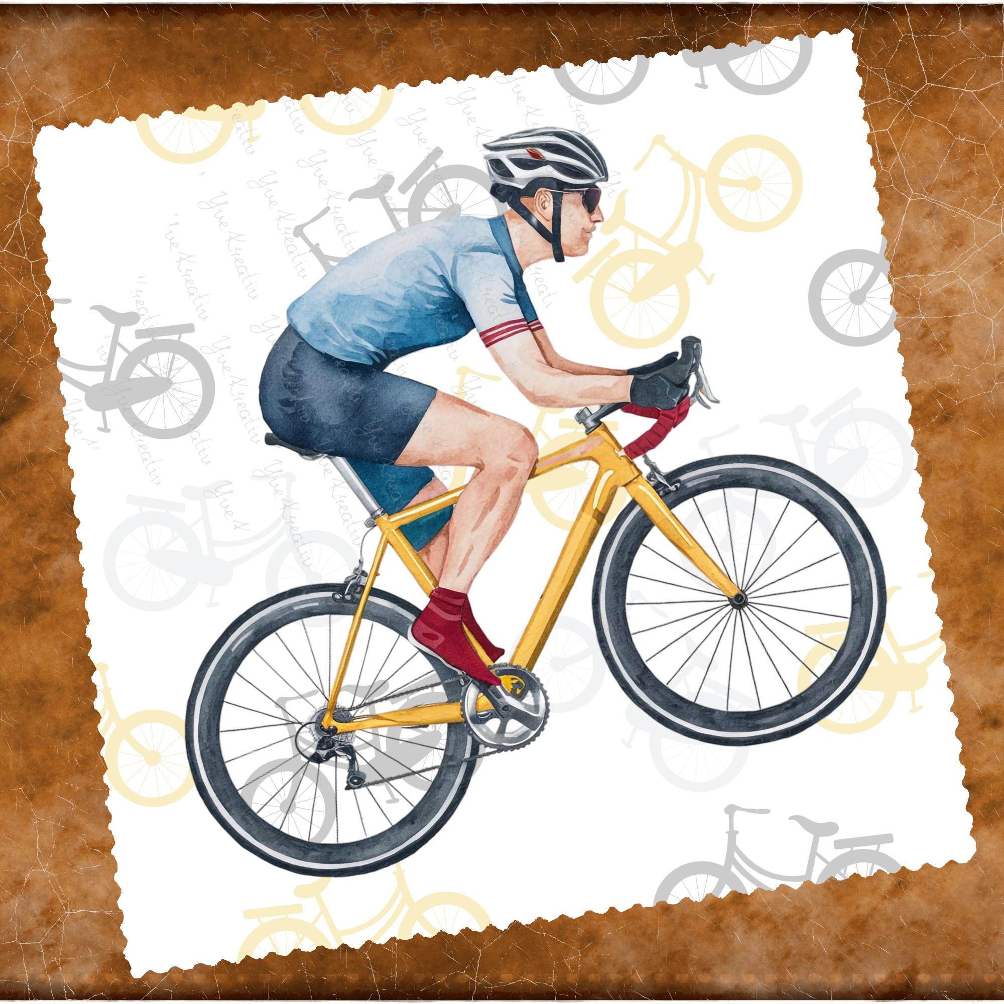 Brillenputztuch Fahrrad bedrucktes Mikrofasertuch für Brille Sonnenbrille Displays Geschenk Radfahrer Gutschein Radtour #AL55