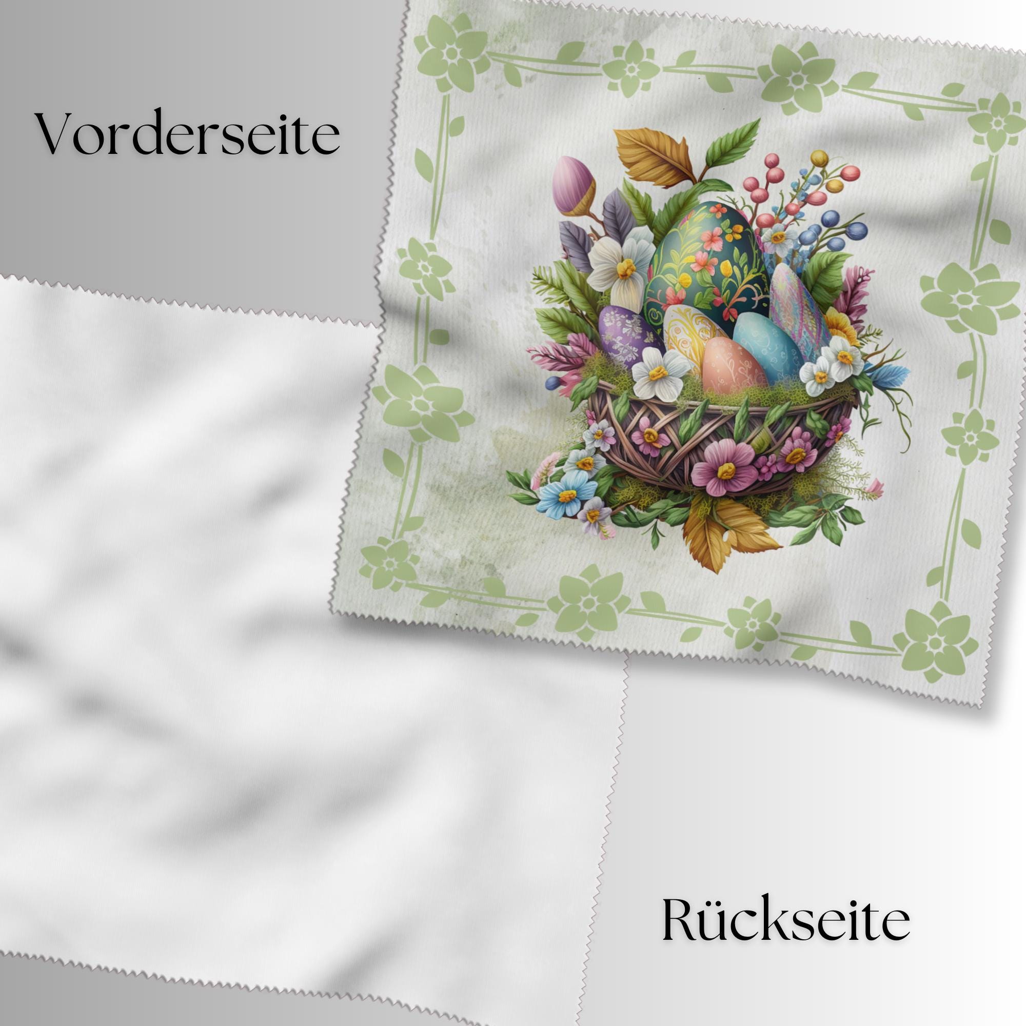 Brillenputztuch bedrucktes Mikrofasertuch für Brillen Kameratuch Brillentuch für Displays Objektive Geschenk zu Ostern  #OS17