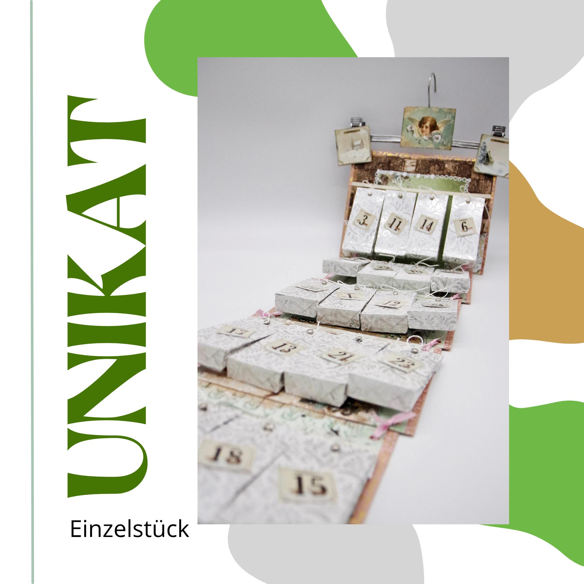 Adventskalender aus 24 Papiertüten Wand Deko Weihnachten Adventskalender zum Befüllen Adventsdeko Geschenk Freundin  #1099598462