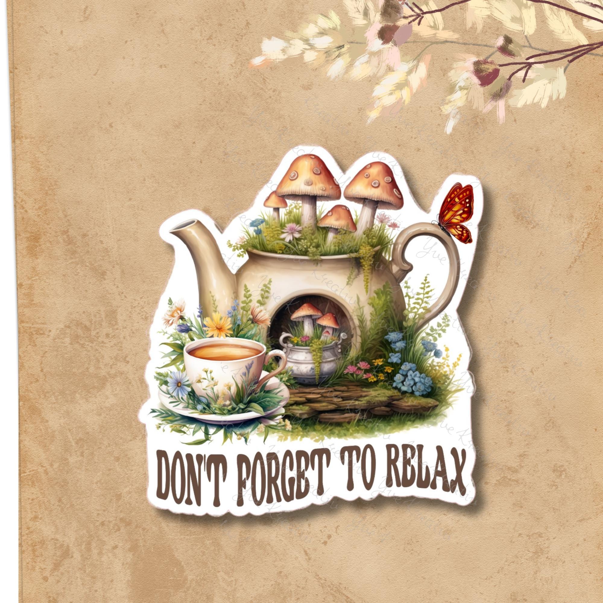 Kofferaufkleber, Geschenkaufkleber, Aufkleber Motivation, großer Kaffee Kanne Sticker I zur Auswahl in Weiß oder Transparent  #SEG8