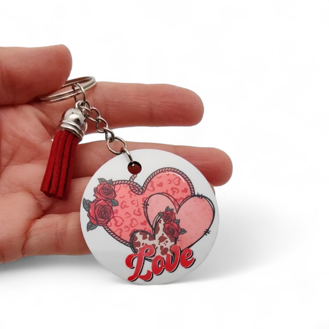 Schlüsselanhänger personalisierbar mit Wunschtext - Geschenk Hochzeit, Verlobung, Valentinstag, Muttertag  #1659733982