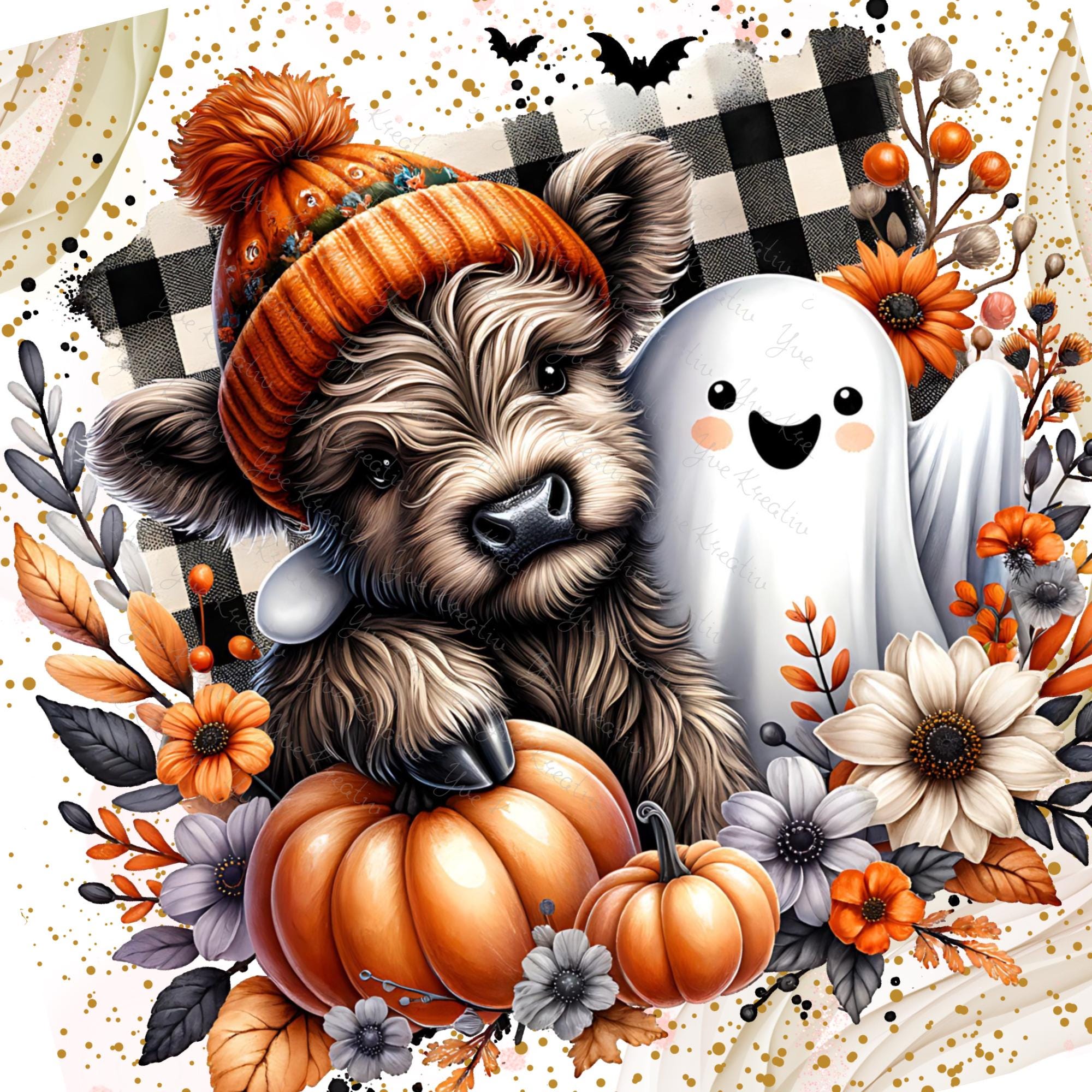 Brillenputztuch Herbst bedrucktes Mikrofasertuch für Sonnenbrille Displays Handy Herbst Geschenk Halloween Mitbringsel #SA5