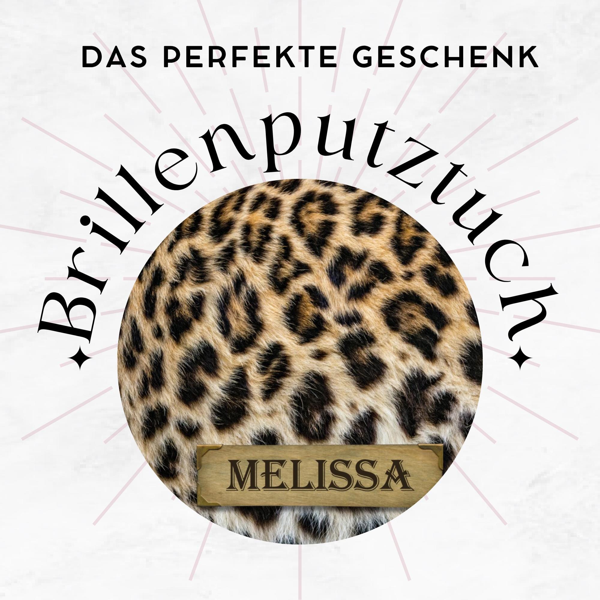 Brillenputztuch Leopard Print personalisiert mit Namen bedrucktes Mikrofasertuch für Display Handy Sonnenbrille Geschenk Animalprint #TI160P Brillenputztuch Leopard Print personalisiert mit Namen bedrucktes Mikrofasertuch für Display Handy Sonnenbrille Geschenk Animalprint #TI160P