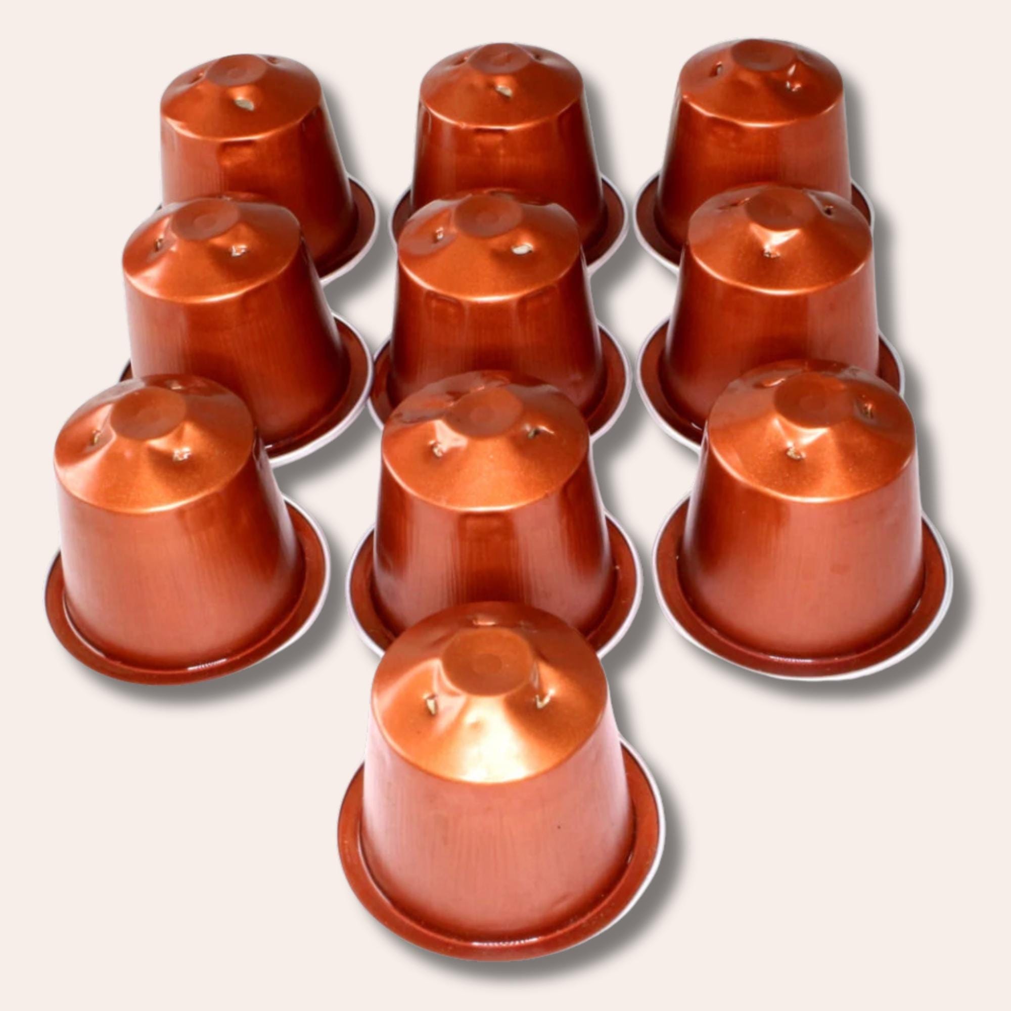 10 leere Kaffeekapseln Farbe : rotbraun zum Basteln Gestalten Bastelmaterial DIY Schmuckherstellung Zubehör #KNS 10 leere Kaffeekapseln Farbe : rotbraun zum Basteln Gestalten Bastelmaterial DIY Schmuckherstellung Zubehör #KNS