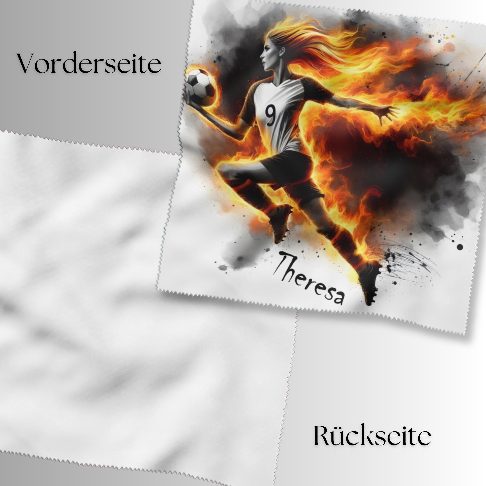Brillenputztuch mit Namen Geschenk Geburtstag Fußballerin bedrucktes Mikrofasertuch für Brillen Displays Objektive #SP38P Brillenputztuch mit Namen Geschenk Geburtstag Fußballerin bedrucktes Mikrofasertuch für Brillen Displays Objektive #SP38P