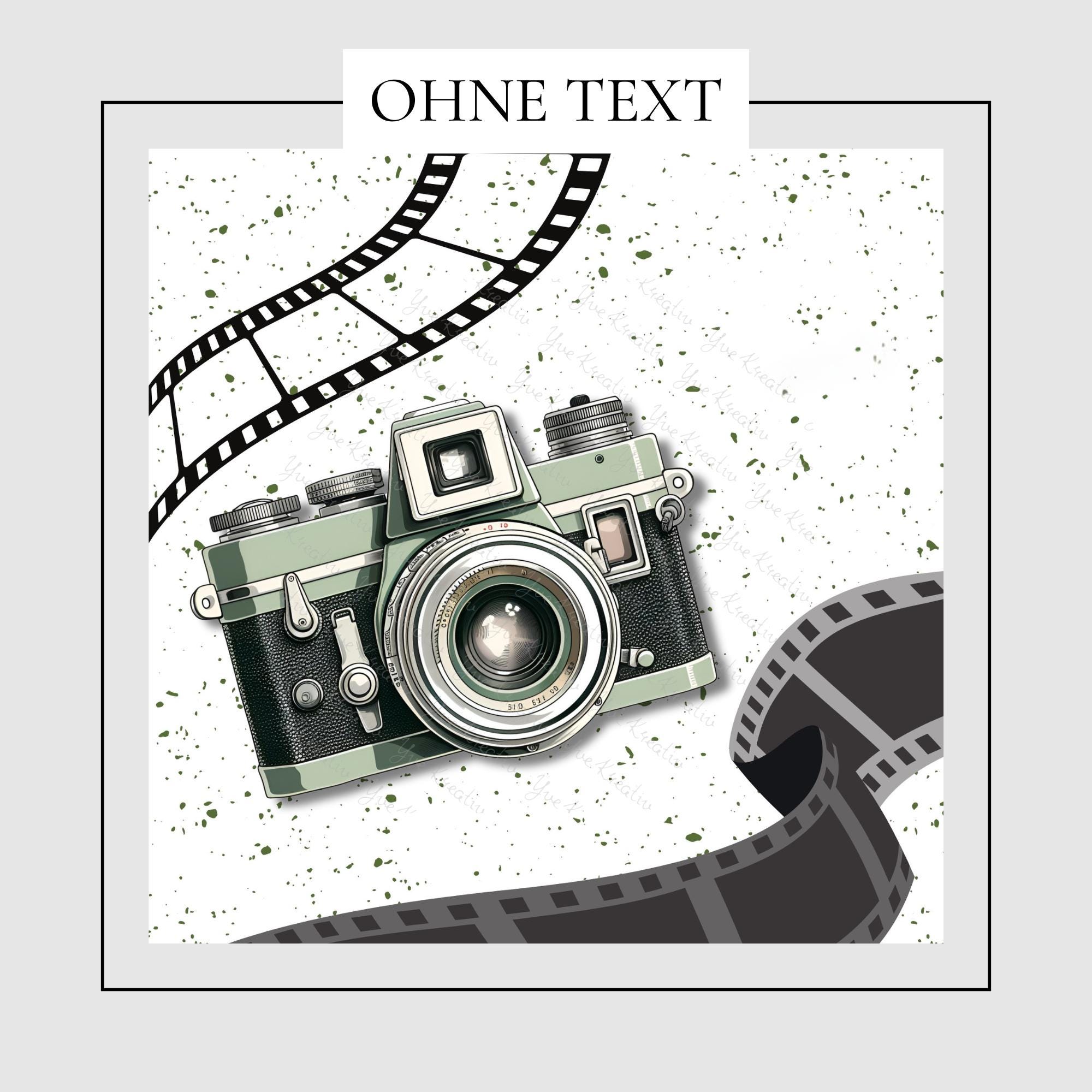 Brillenputztuch Kamera Vatertag MIT oder OHNE Text bedrucktes Mikrofasertuch für Brillen Displays Objektive 15x15 cm #VA1