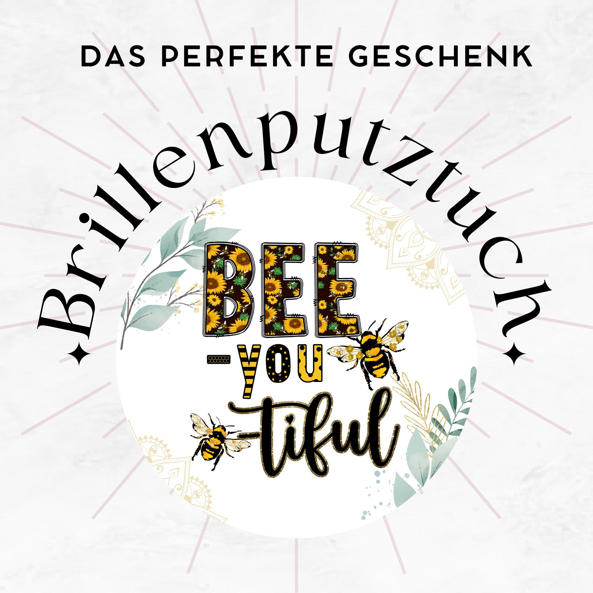 Brillenputztuch Beautiful bedrucktes Mikrofasertuch für Brillen Displays Mitbringsel Freundin Geschenkidee Mama Geschenk  #MO18