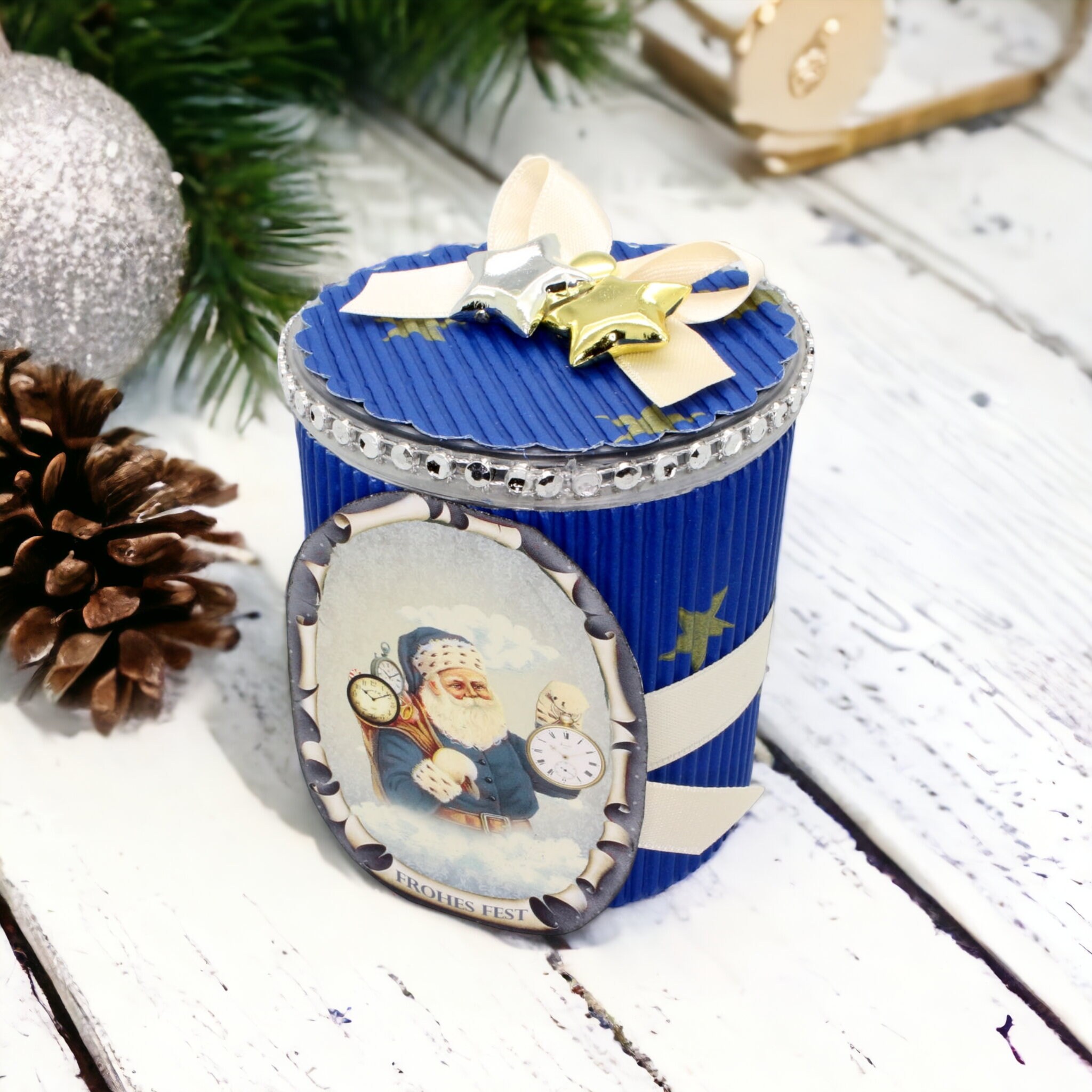 Dose / Schachtel "Frohes Fest"