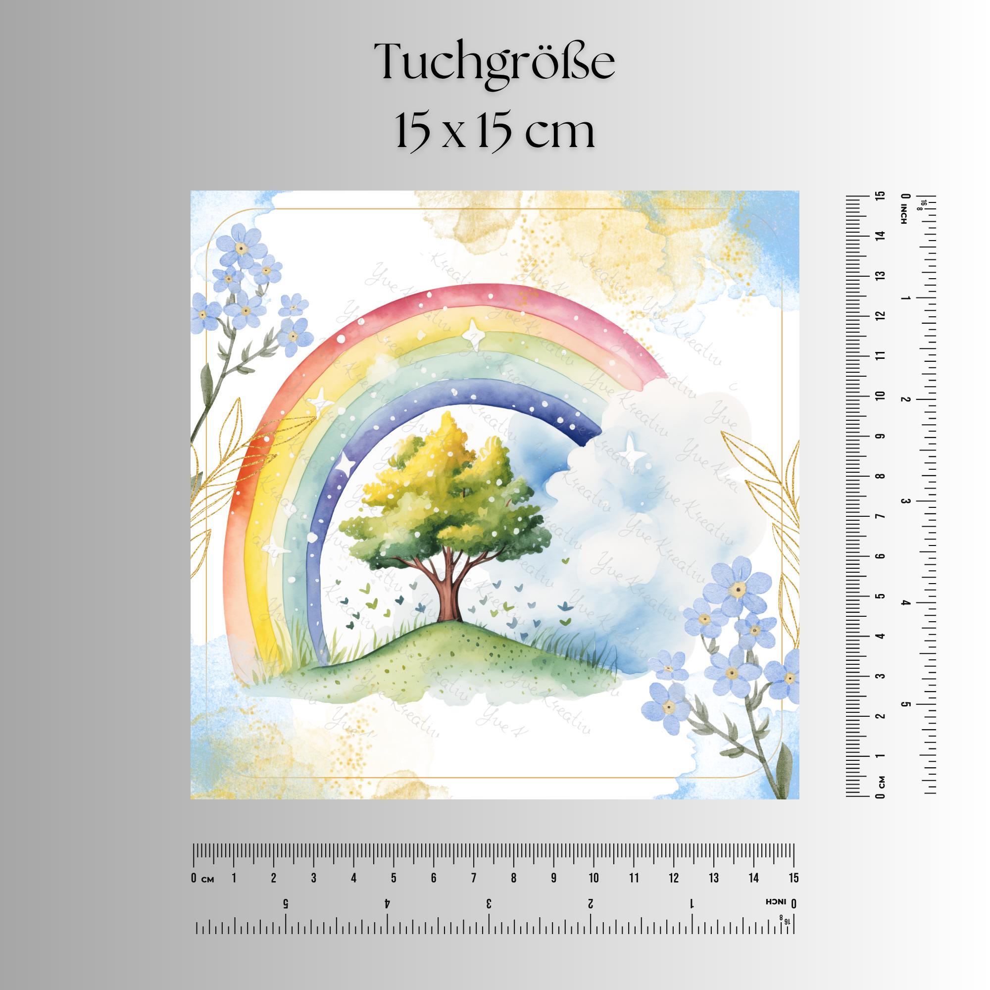 Brillenputztuch Regenbogen bedrucktes Mikrofasertuch für Brillen Displays Mitbringsel Freundin Geschenkidee Mama Geschenk  #MO20