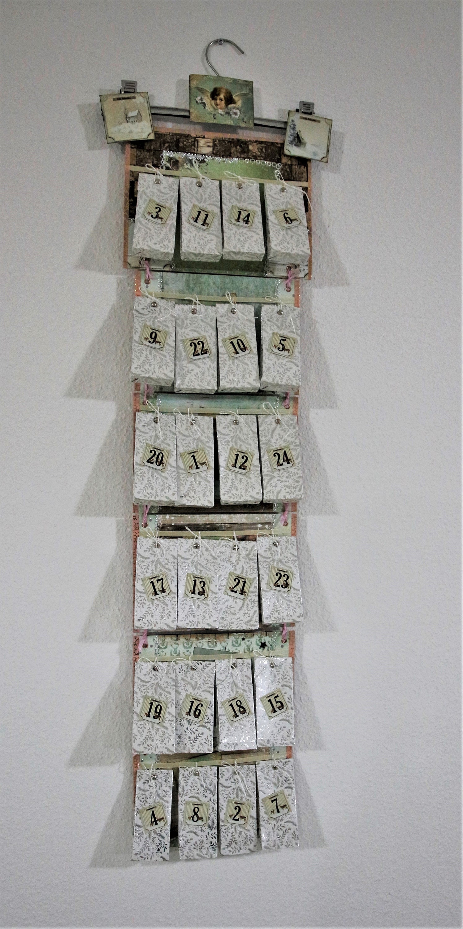 Adventskalender zum Aufhängen, Weihnachten, Adventskalender aus Papier, Advent, Papiertütchen, Adventskalender zum Befüllen #1099598462 Adventskalender zum Aufhängen, Weihnachten, Adventskalender aus Papier, Advent, Papiertütchen, Adventskalender zum Befüllen #1099598462