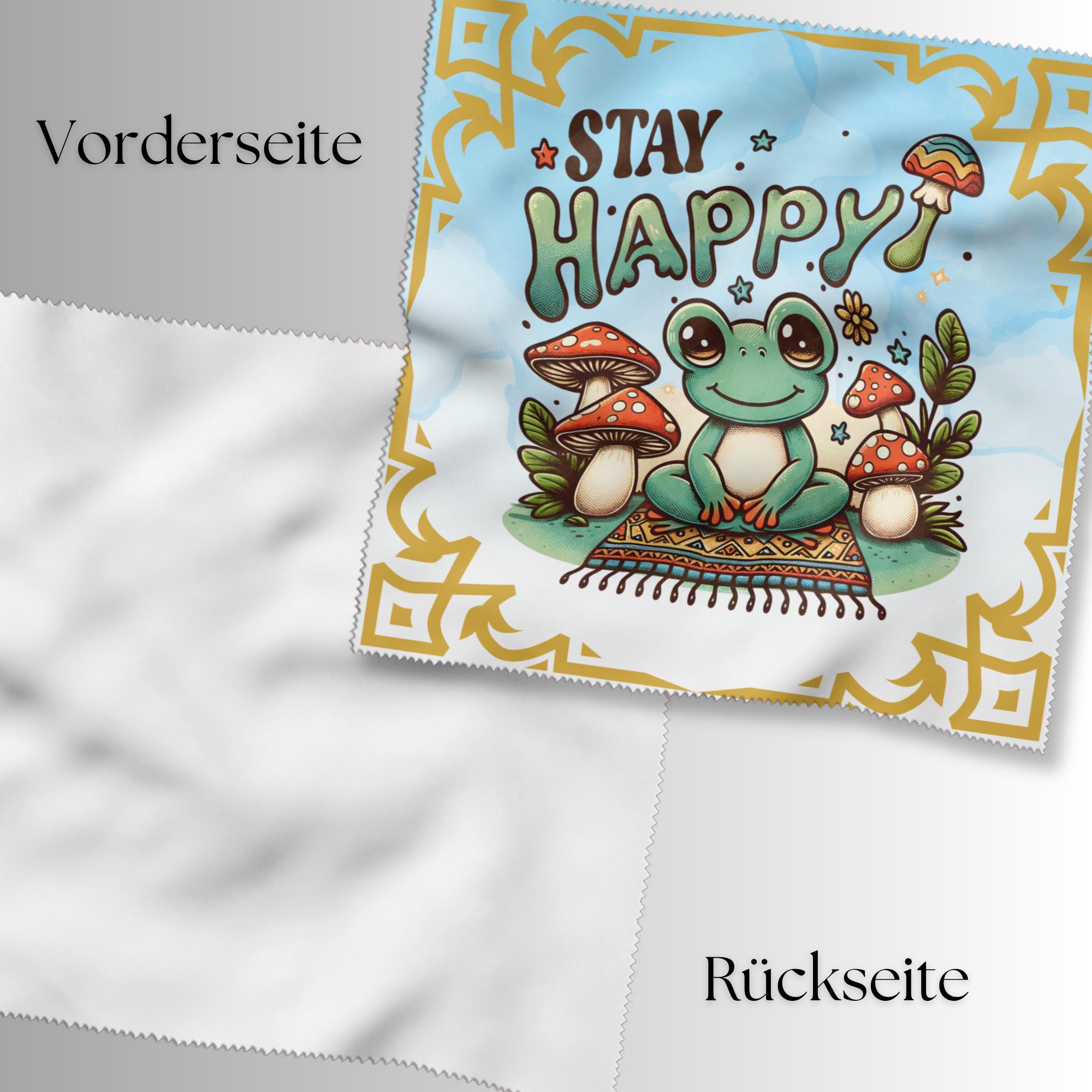 Brillenputztuch – Individuell bedrucktes Mikrofasertuch für Brillen, Displays & mehr | Perfektes Geschenk zum Geburtstag #MO6