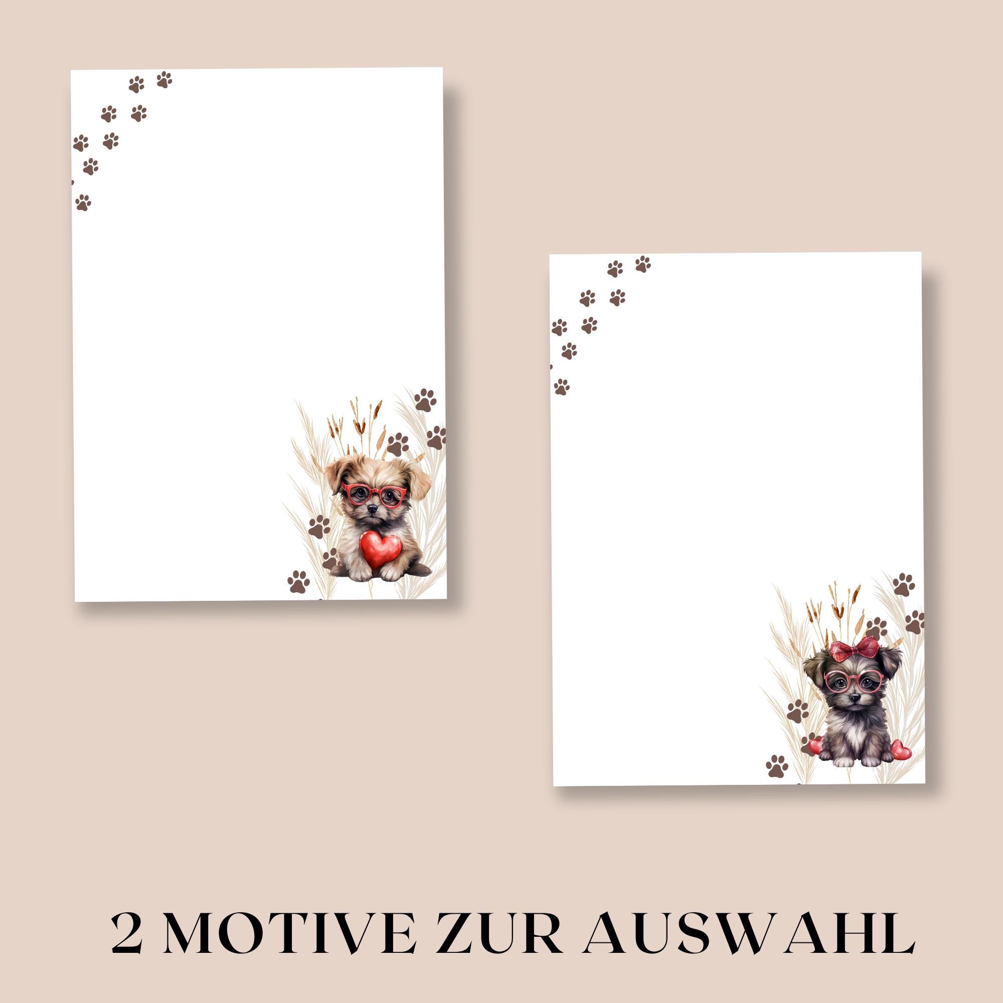 Notizblock 50 Zettel, 2 Motive zur Auswahl, A6 Block Schreibblock Zettelblock Abreisblock mit Leimbindung  #A6K50