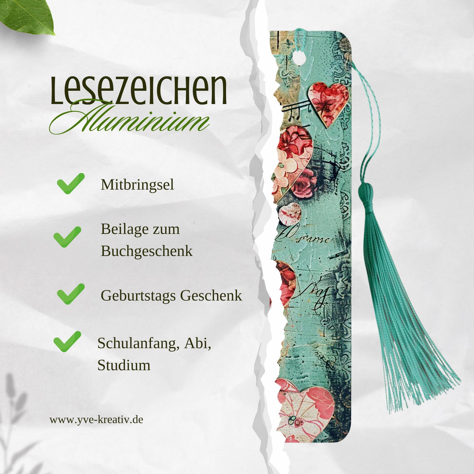 Lesezeichen aus Metall Herzen Mintgrün Rosa Geschenk Hochzeit Bücherzeichen Mitbringsel Verlobung Bookmark - 3 Motive zur Auswahl #LEALU Lesezeichen aus Metall Herzen Mintgrün Rosa Geschenk Hochzeit Bücherzeichen Mitbringsel Verlobung Bookmark - 3 Motive zur Auswahl #LEALU