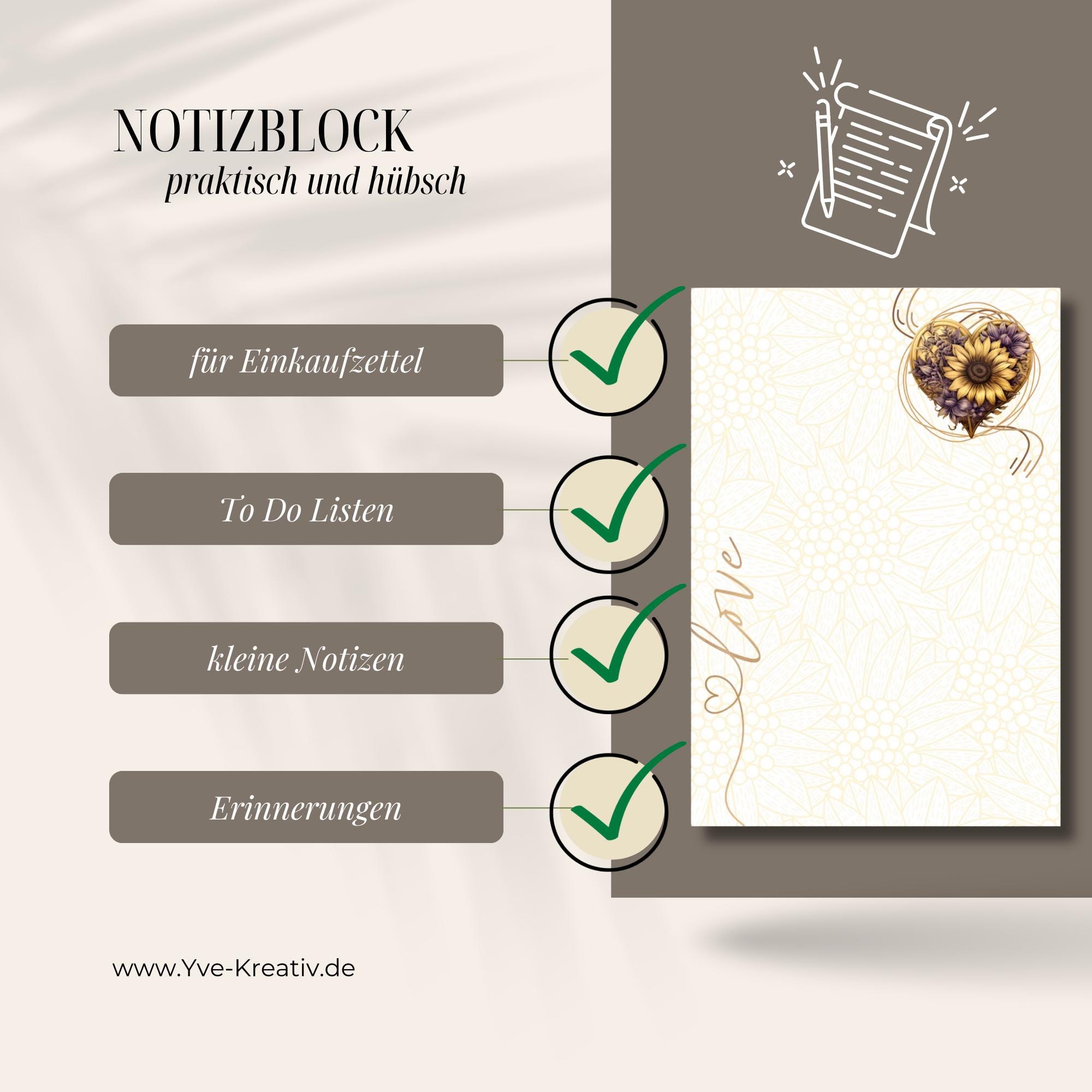 Notizblock Schreibblock 50 Blätter Herz Love A6 Block Zettelblock Abreisblock mit Leimbindung Verlobung Geschenk Freundin #A6K50 Notizblock Schreibblock 50 Blätter Herz Love A6 Block Zettelblock Abreisblock mit Leimbindung Verlobung Geschenk Freundin #A6K50