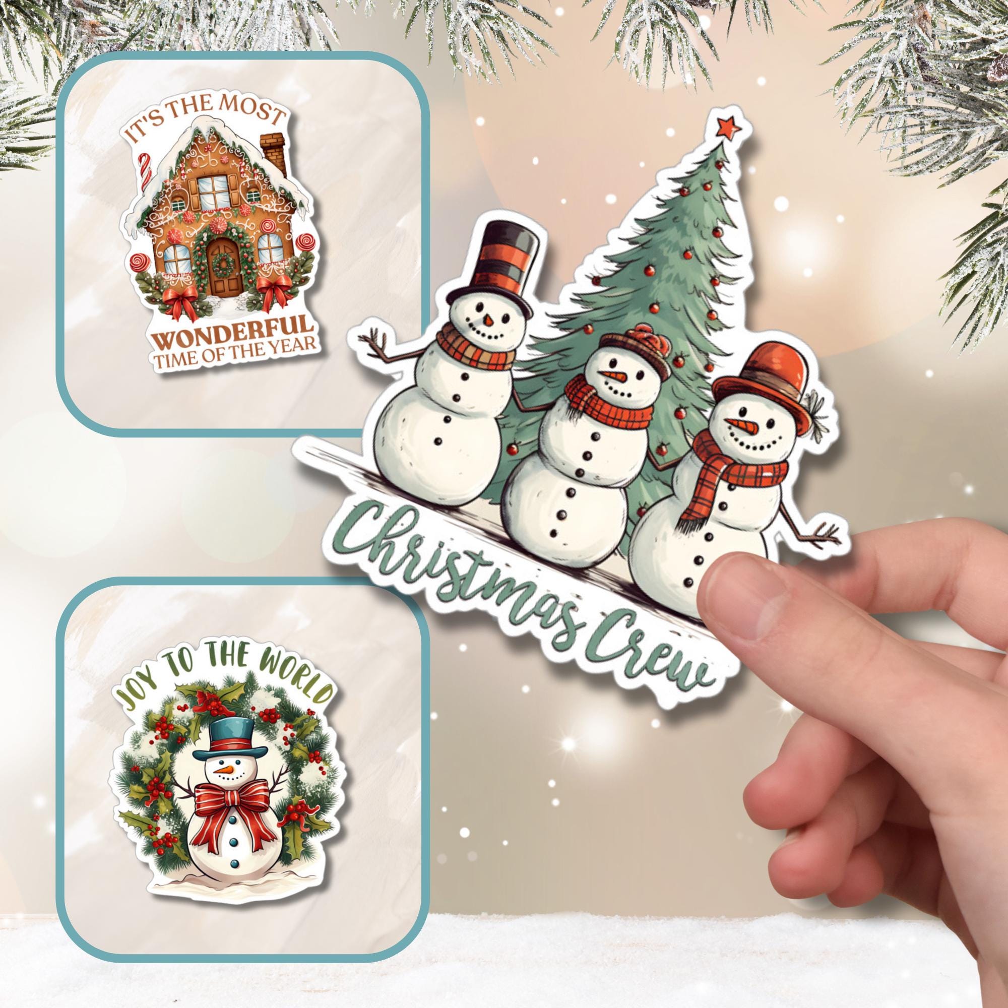 Aufkleber, große Sticker zu Weihnachten und Advent - 3 Aufkleber zur Auswahl in Weiß oder Transparent #SEG8 Aufkleber, große Sticker zu Weihnachten und Advent - 3 Aufkleber zur Auswahl in Weiß oder Transparent #SEG8