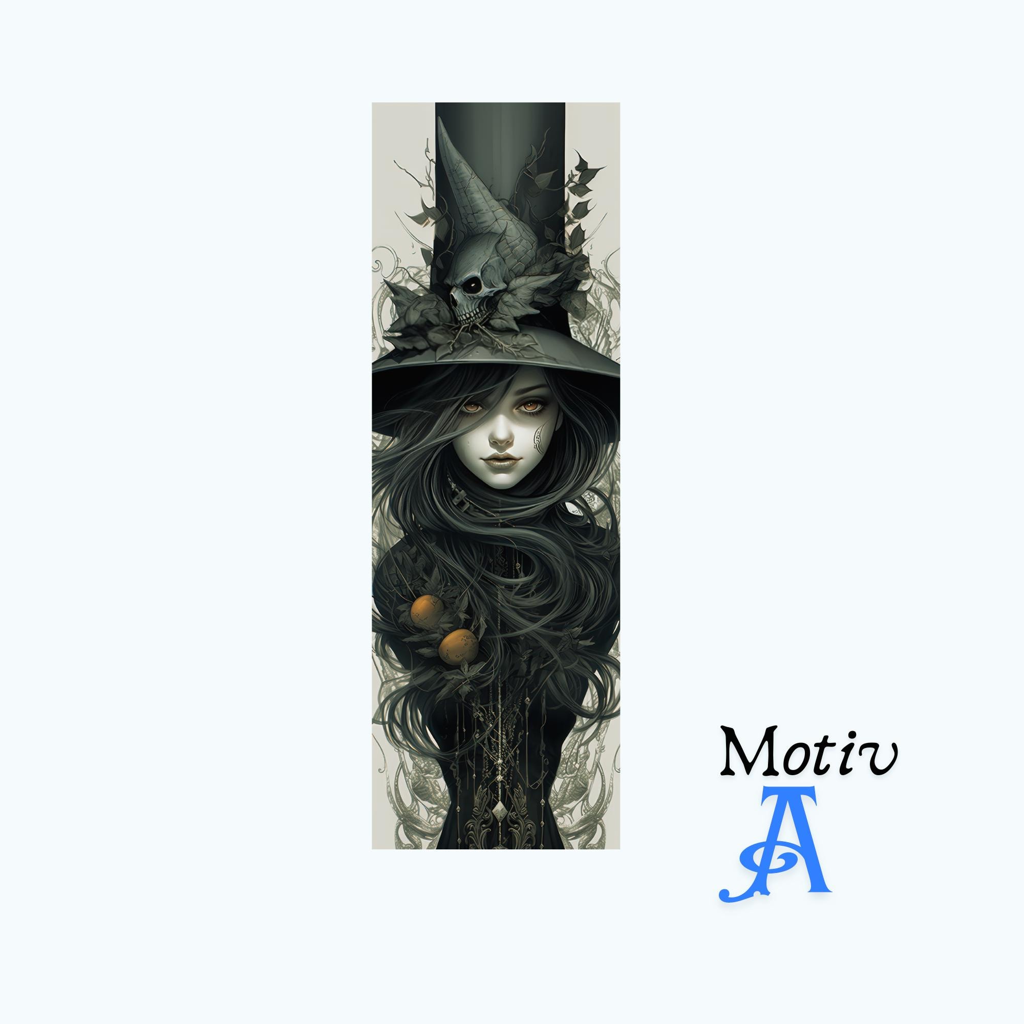 Lesezeichen aus Aluminium Geschenk zu Halloween Hexe Bücher Bookmark - 2 Motive zur Auswahl #LEALU Lesezeichen aus Aluminium Geschenk zu Halloween Hexe Bücher Bookmark - 2 Motive zur Auswahl #LEALU