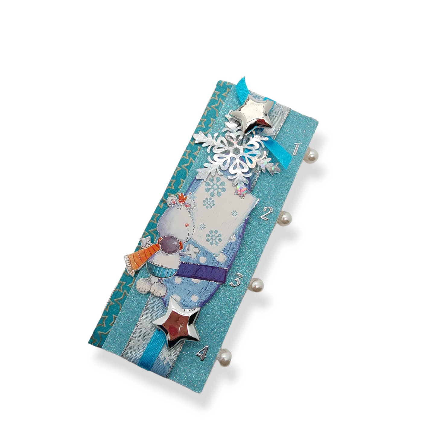 Adventskalender zum Befüllen aus 4 Streichholzschachteln