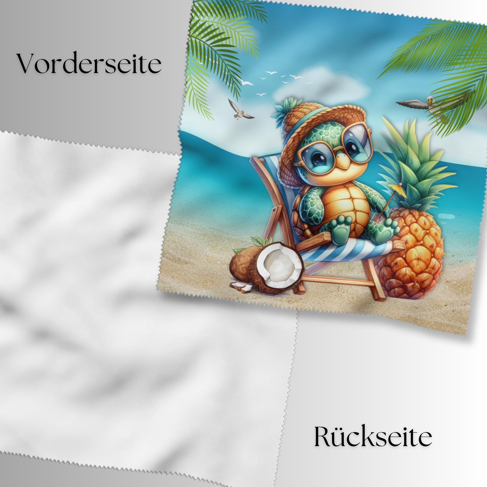 Brillenputztuch bedrucktes Mikrofasertuch für Brillen Tuch für Displays Geschenk Vatertag Geburtstag Reise Urlaub #UR16