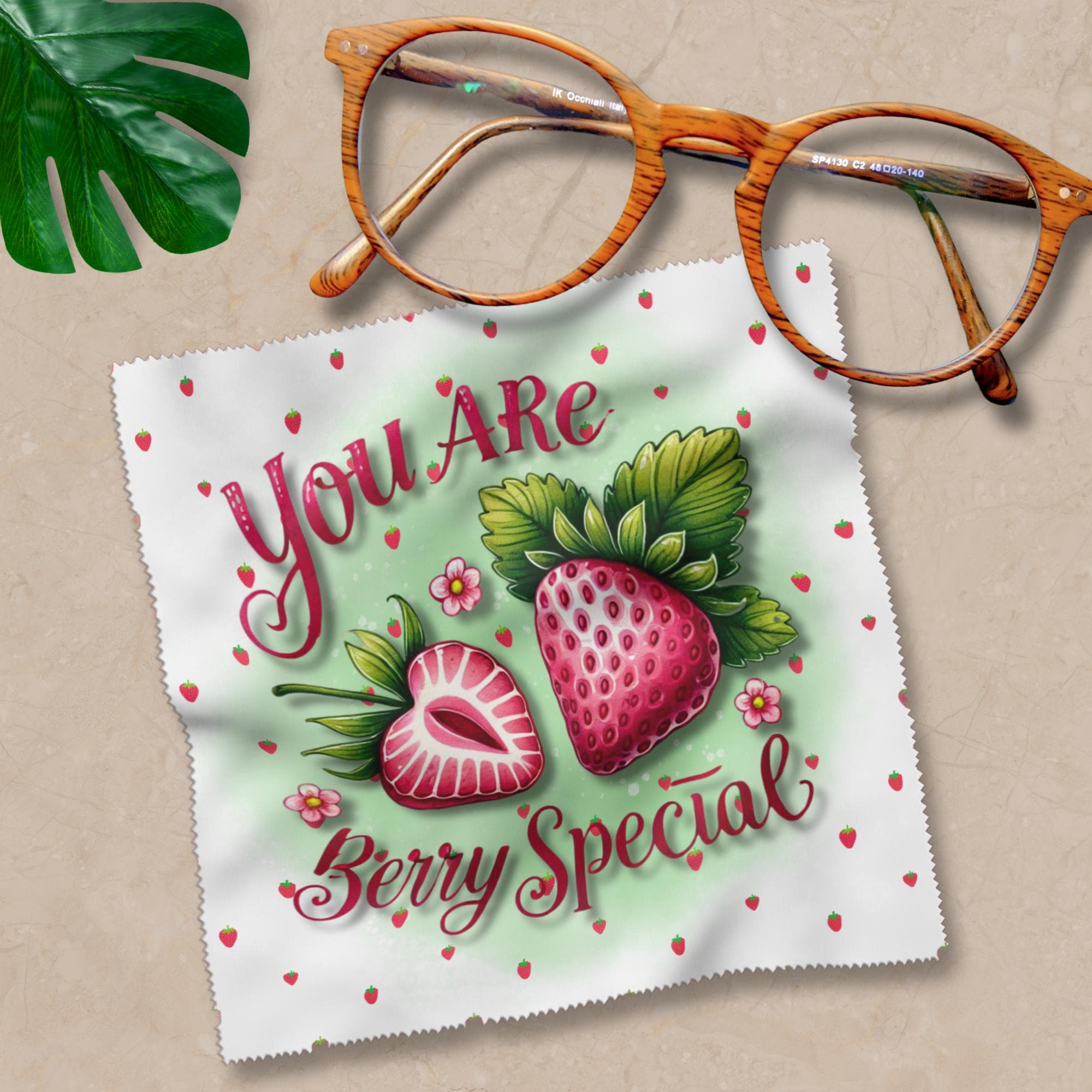 Brillenputztuch – Individuell bedrucktes Mikrofasertuch für Brillen, Displays & mehr | Perfektes Geschenk zum Geburtstag #ES7
