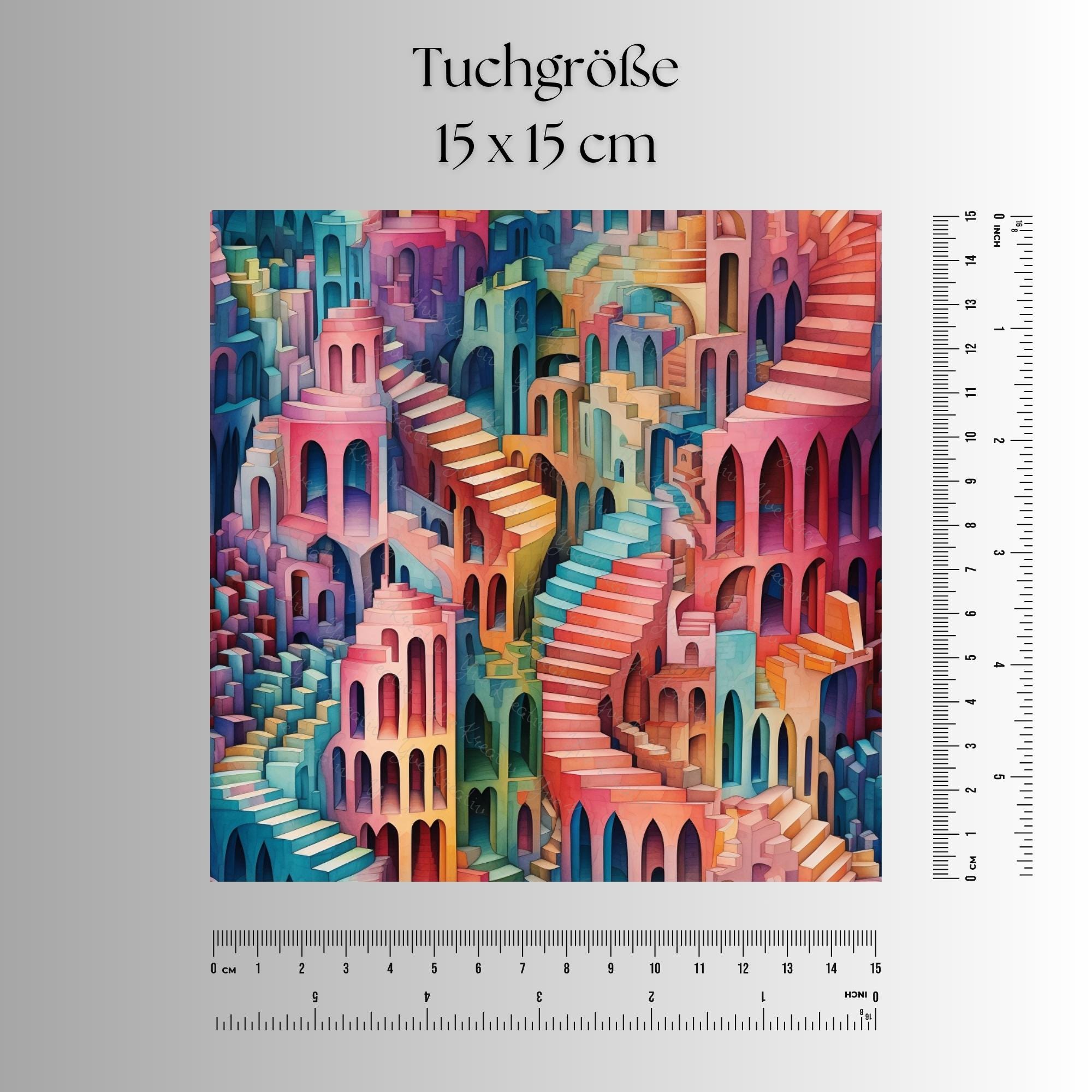 Brillenputztuch Op-Art bedrucktes Mikrofasertuch für Brille Sonnenbrille Displays Handyputztuch Brillentuch Mikrofaser #AL77