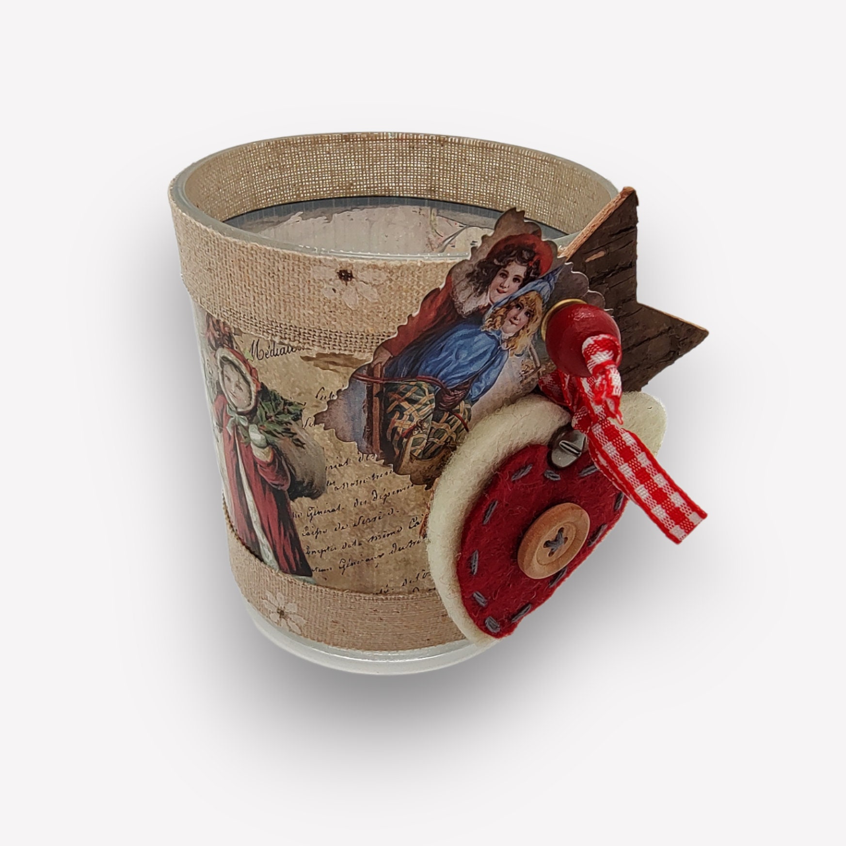 Teelicht Gläschen "Weihnachten"