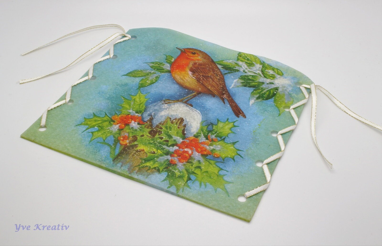 Windlicht "Eisvogel"