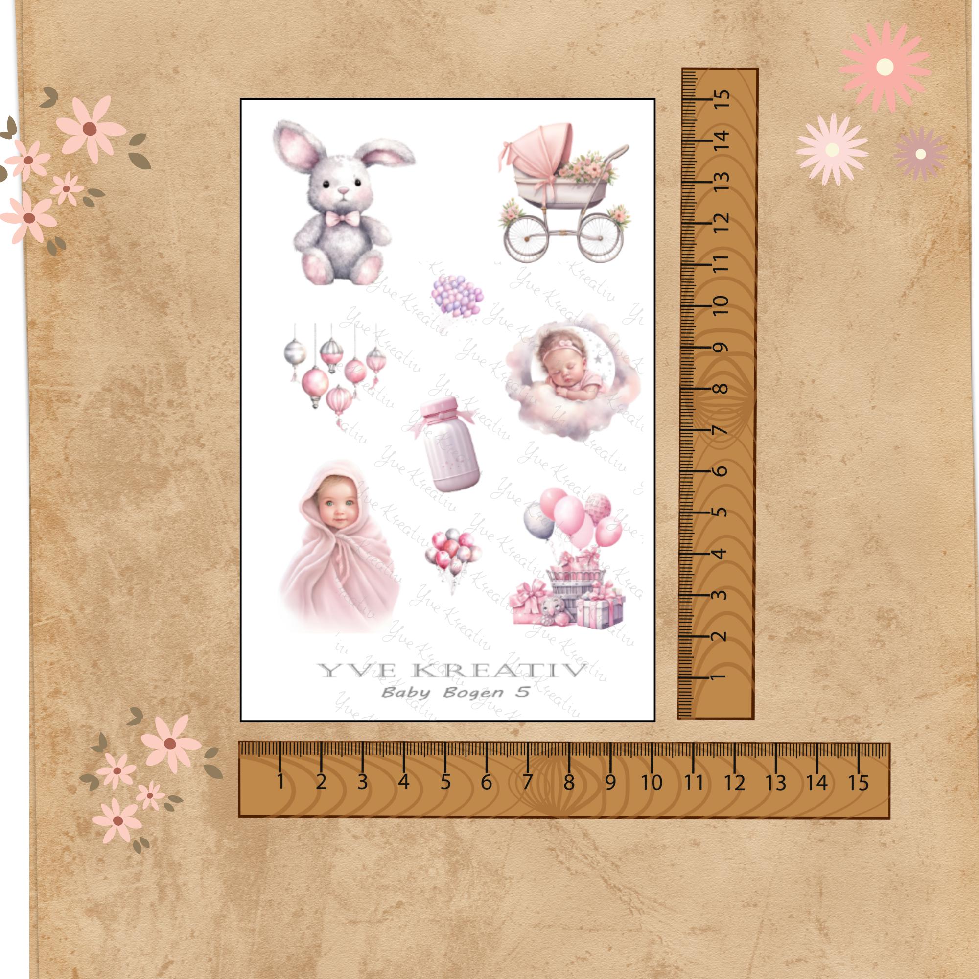 2 Stickerbogen SET Baby Girl Aufkleber Babyparty Sticker Geburt | Sticker Set zur Auswahl in Weiß - Transparent - Matt - Glanz #SBA6 2 Stickerbogen SET Baby Girl Aufkleber Babyparty Sticker Geburt | Sticker Set zur Auswahl in Weiß - Transparent - Matt - Glanz #SBA6