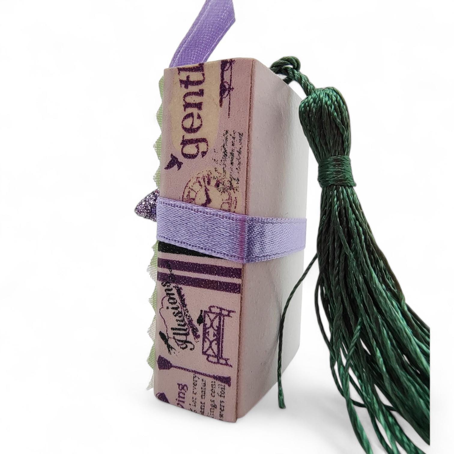Schachtel für Geldgeschenk mit Lavendel, verzierte Streichholzschachtel als originelle Verpackung für Geld, Gutscheine und mehr  #627796059