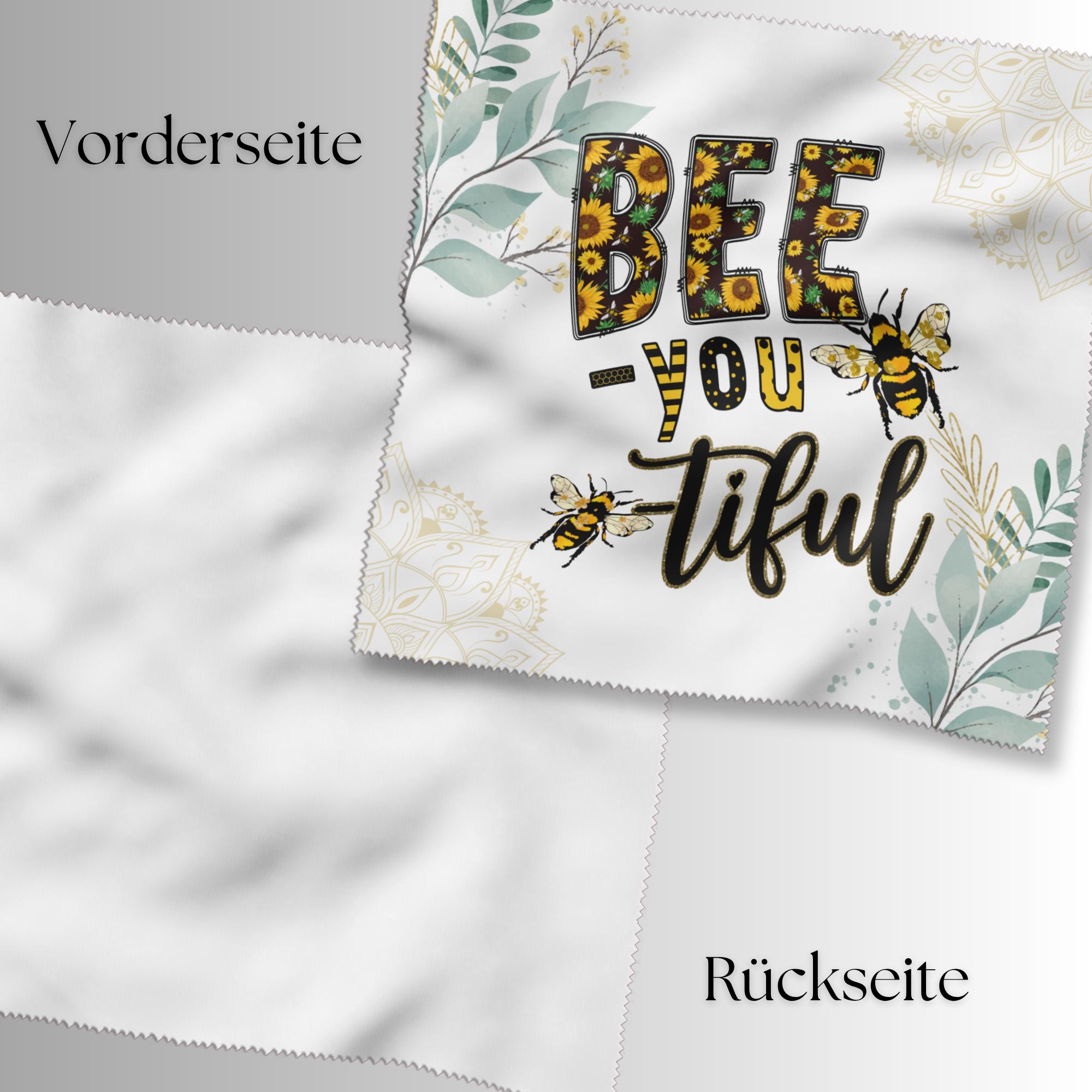 Brillenputztuch Beautiful bedrucktes Mikrofasertuch für Brillen Displays Mitbringsel Freundin Geschenkidee Mama Geschenk  #MO18