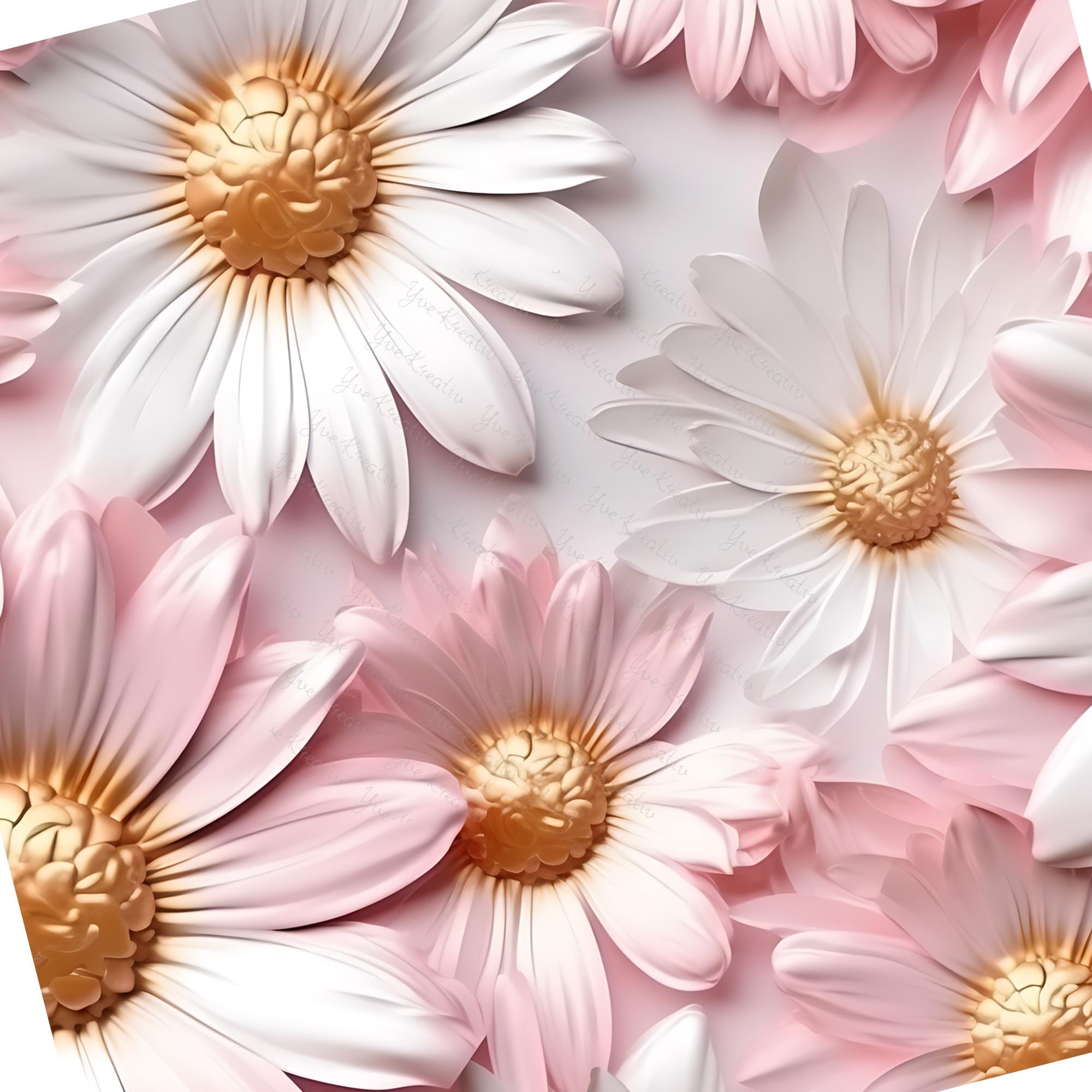 Brillenputztuch Gerbera Pastell rosa Mintgrün bedrucktes Mikrofasertuch für Sonnenbrille Display Handy Geburtstag Geschenk für Sie #PF8