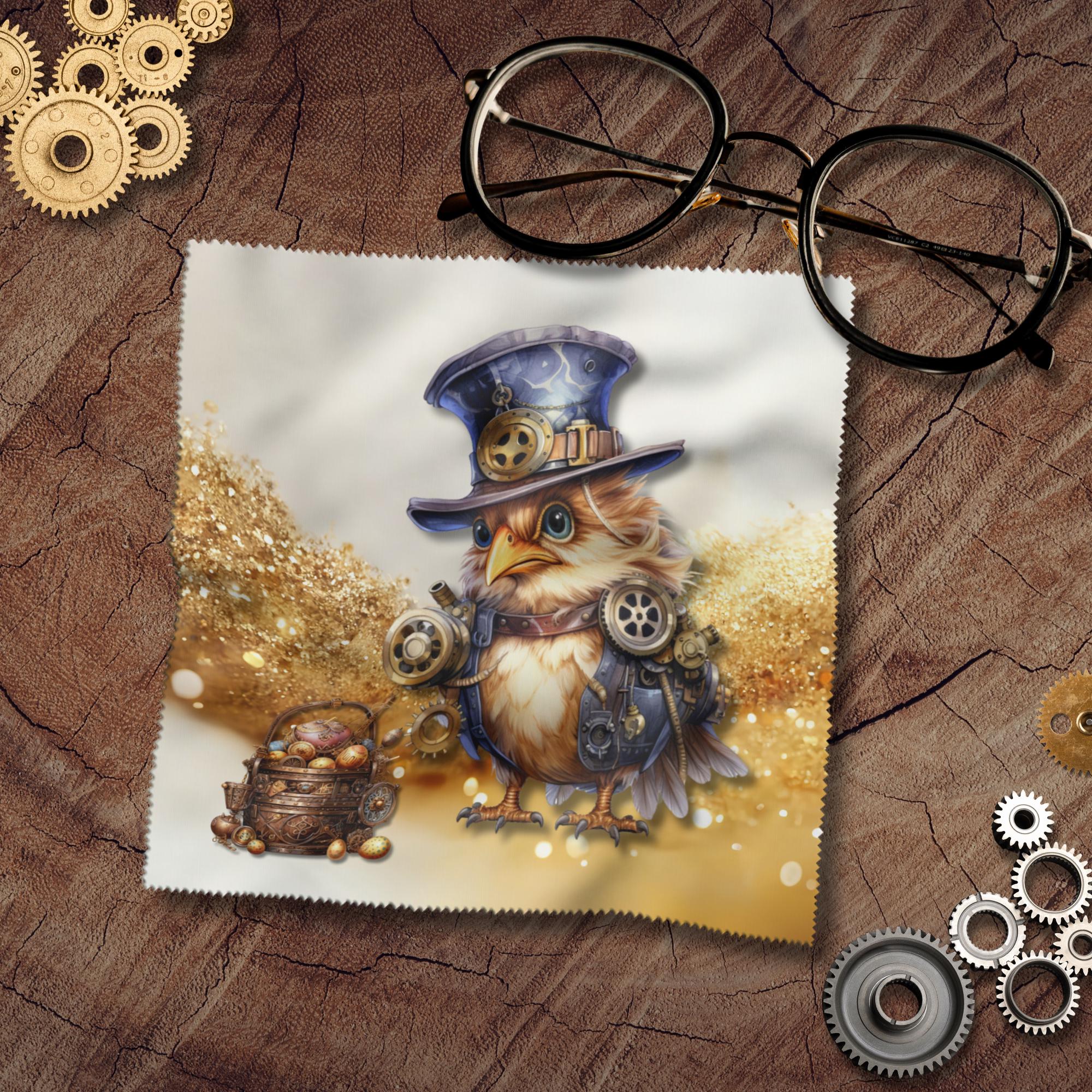Brillenputztuch Geschenk zu Ostern bedrucktes Mikrofasertuch Ostergeschenk für Brillen Kameratuch Tuch für Displays Objektive  #OS1