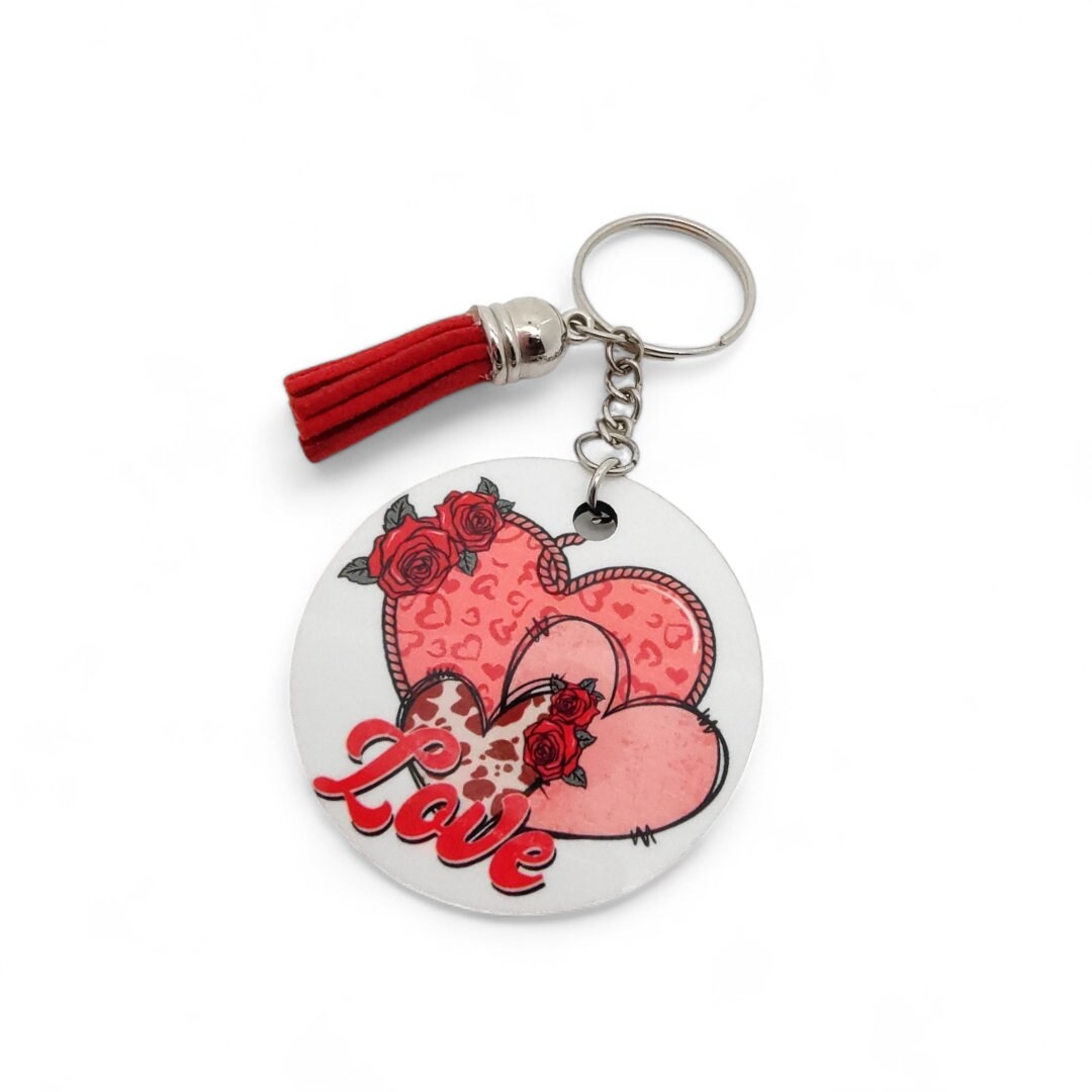 Schlüsselanhänger personalisierbar mit Wunschtext - Geschenk Hochzeit, Verlobung, Valentinstag, Muttertag  #1659733982