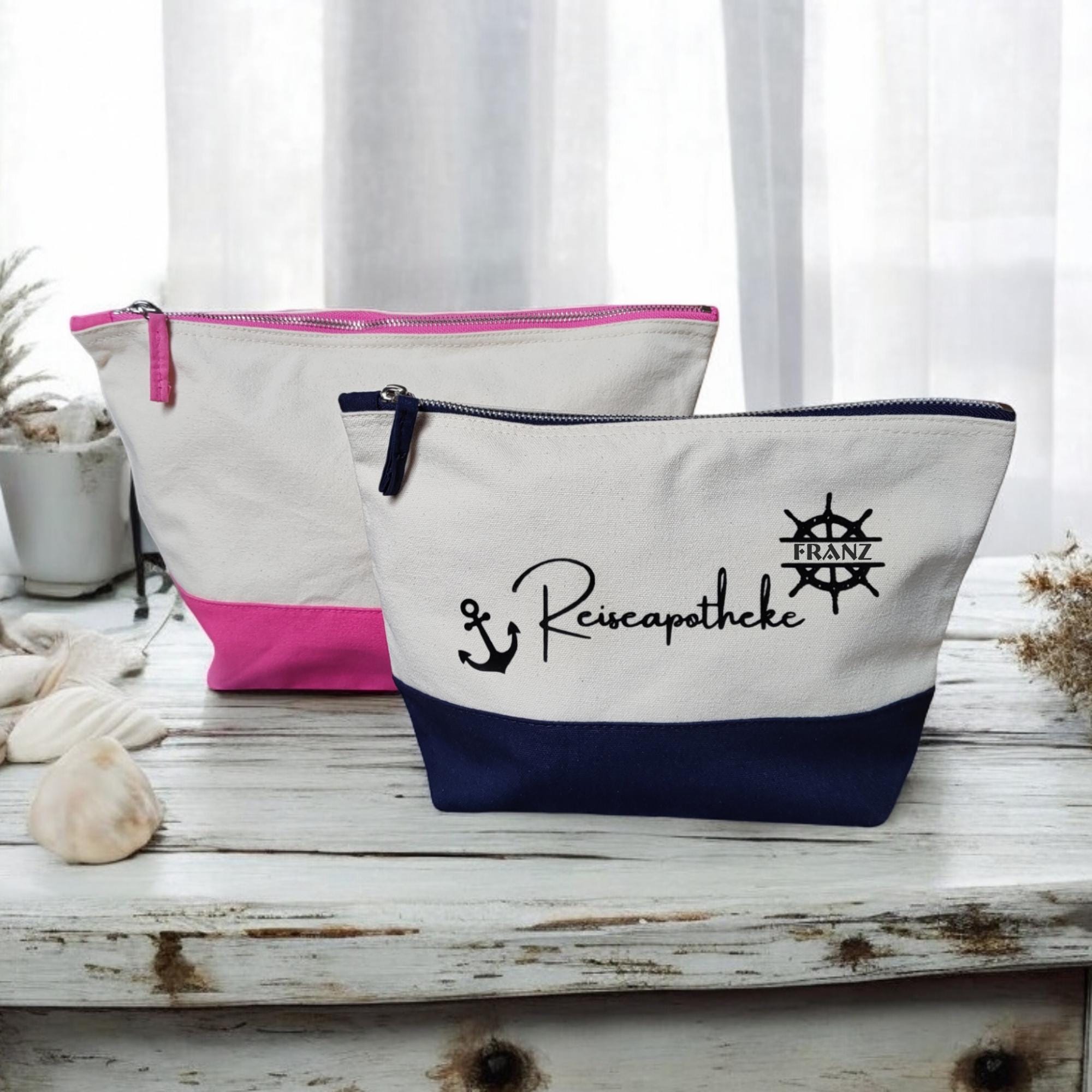 Kosmetiktasche mit Namen, Reiseapotheke, Mäppchen, Federmäppchen, kleiner Stoffbeutel mit Reißverschluss #1859597132 Kosmetiktasche mit Namen, Reiseapotheke, Mäppchen, Federmäppchen, kleiner Stoffbeutel mit Reißverschluss #1859597132