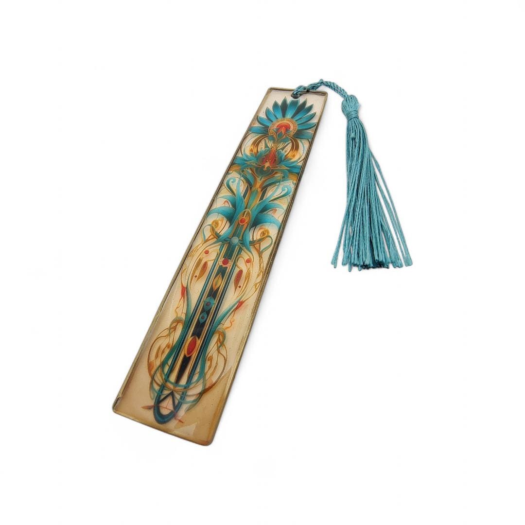 Lesezeichen aus Epoxidharz Mintgrün Gelb Geschenk Geburtstag Mitbringsel zum Buchgeschenk Geschenkidee Buchzeichen transparent #LEEPOX