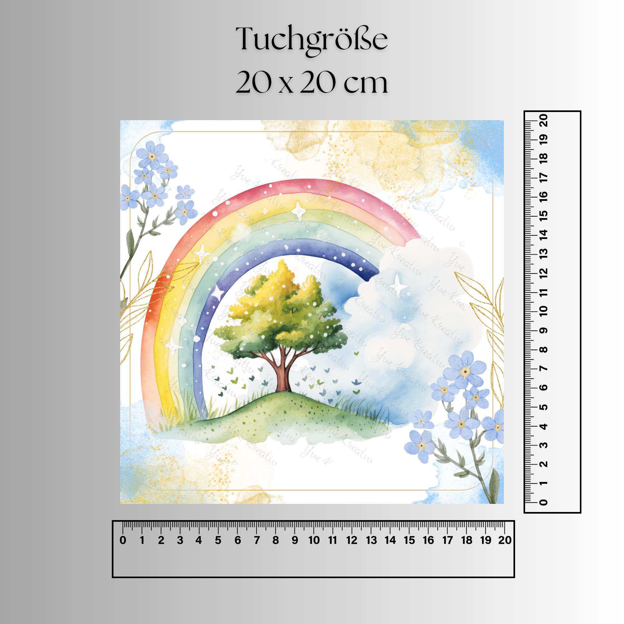 Brillenputztuch Regenbogen bedrucktes Mikrofasertuch für Brillen Displays Mitbringsel Freundin Geschenkidee Mama Geschenk  #MO20
